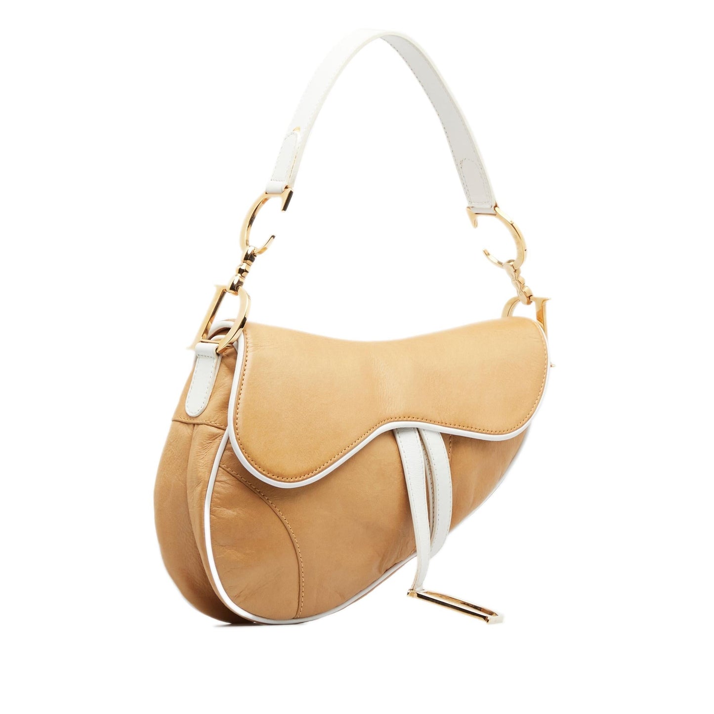 Dior Saddle Shg Esayuu Handbag Leather Travel Bag