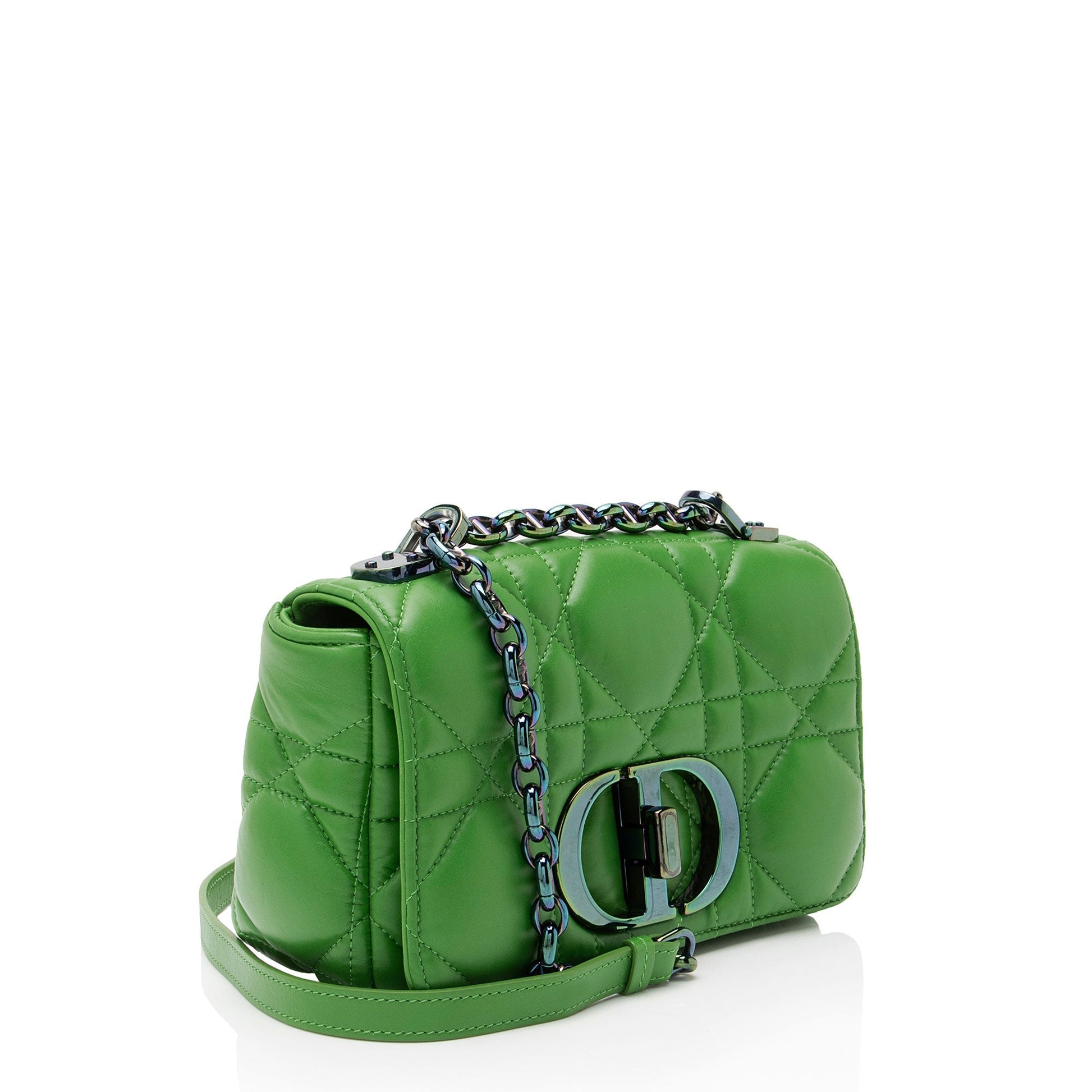 Dior Macrocannage Soft Caro Bag Lambskin Small Crossbody Bag