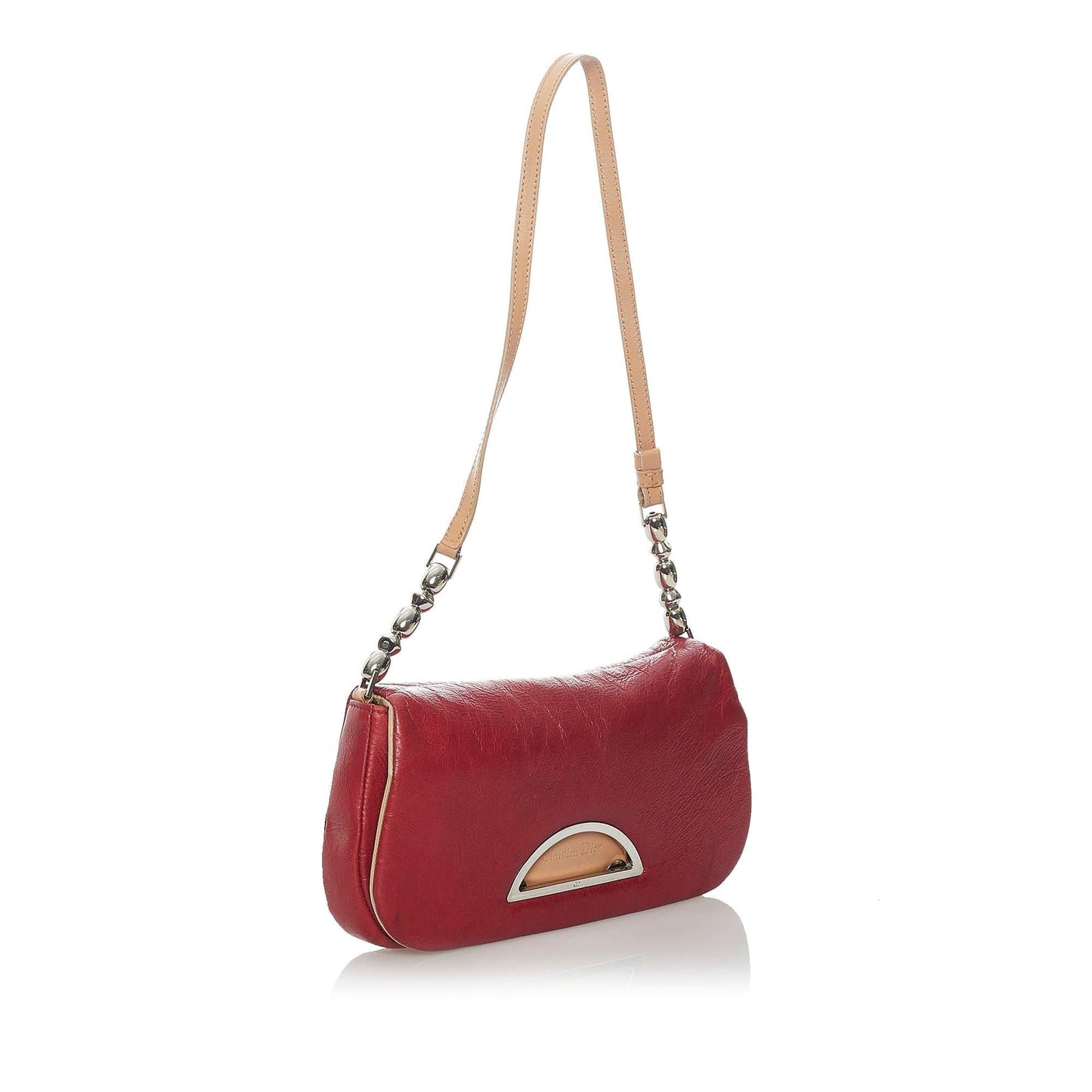 Dior Malice Baguette Shg Handbag Leather Shoulder Bag