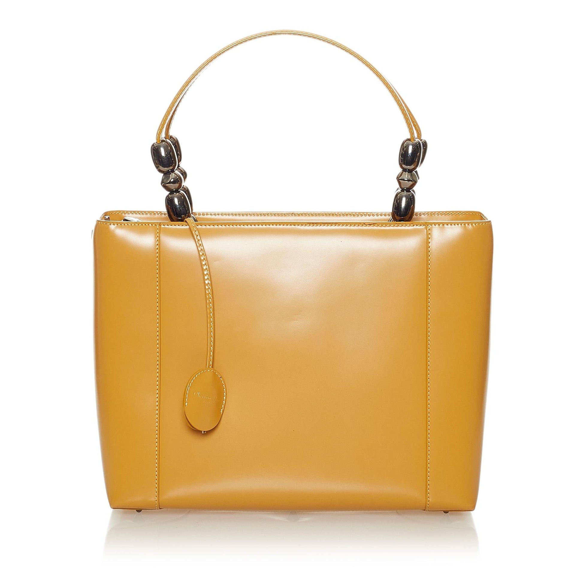 Dior Malice Pearl Satchel Shg Leather Satchel Bag