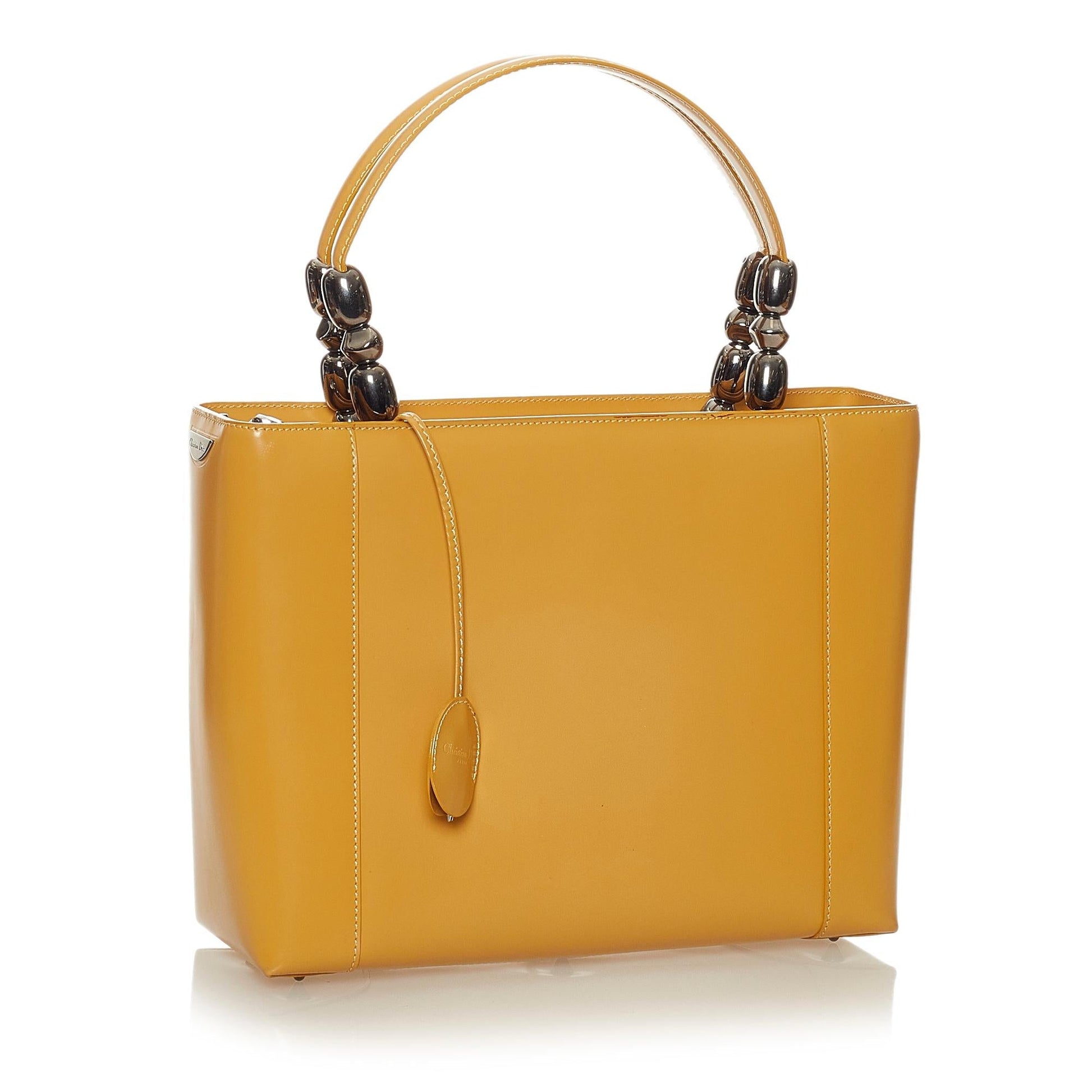 Dior Malice Pearl Satchel Shg Leather Satchel Bag
