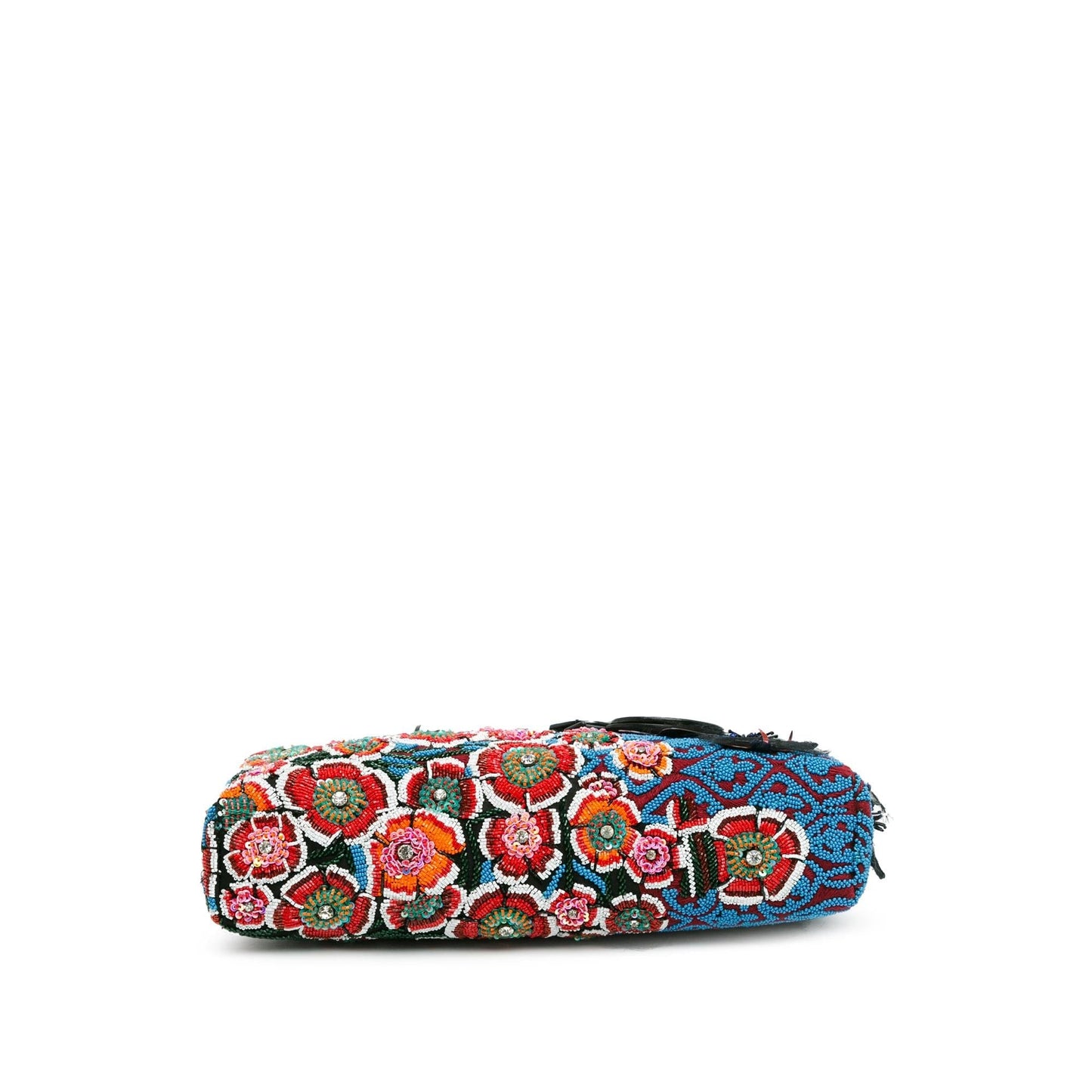 Dior Beaded Ribbon Floral Lady Joy Satchel Bag Medium Embroidered