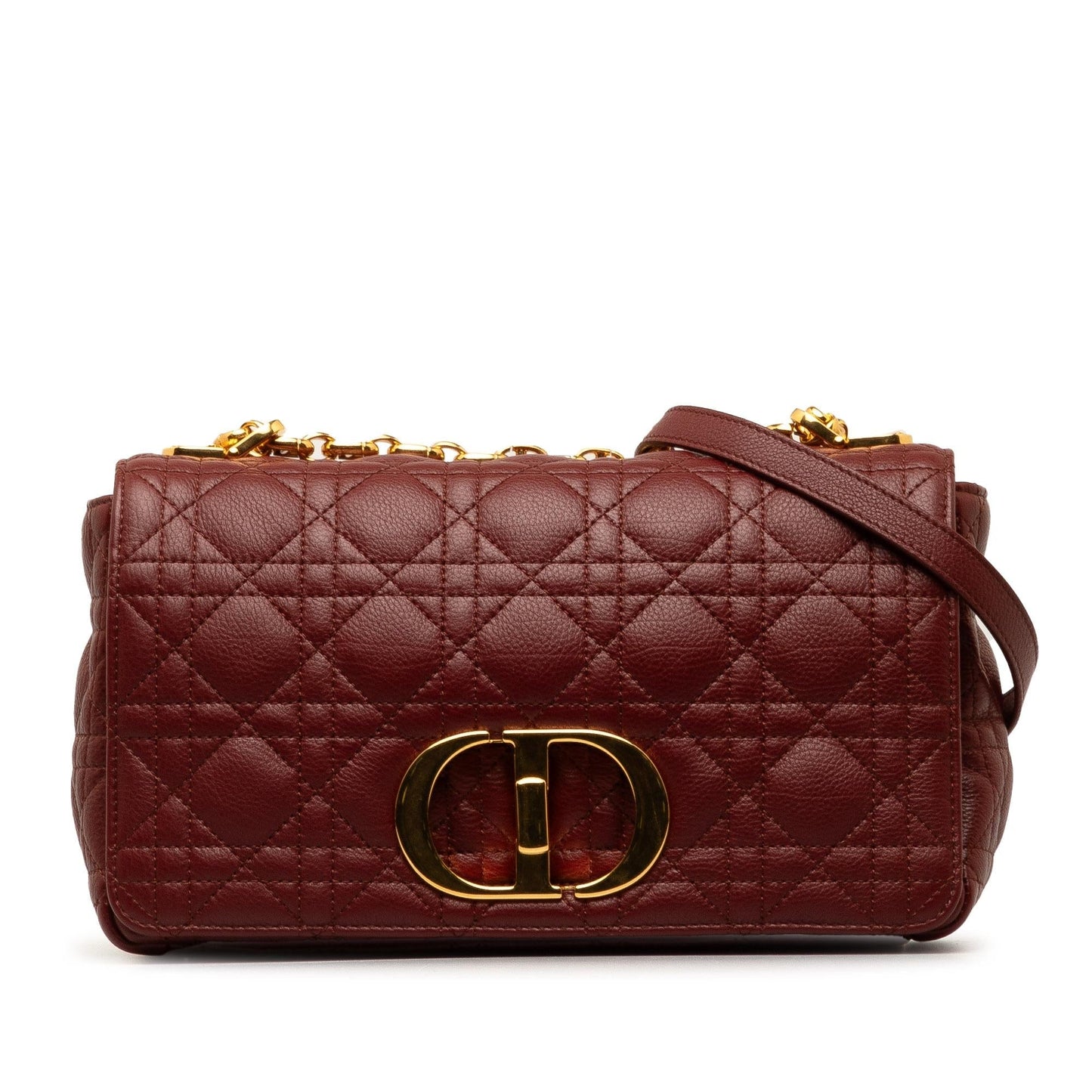 Dior Calfskin Cannage Caro Bag Shg 4S2H6Q Medium Shoulder Bag
