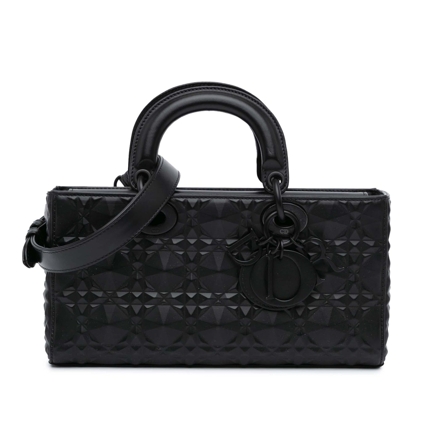 Dior Calfskin Cannage Diamond Lady Joy Shg 0Fjalq Satchel Medium Satchel Bag