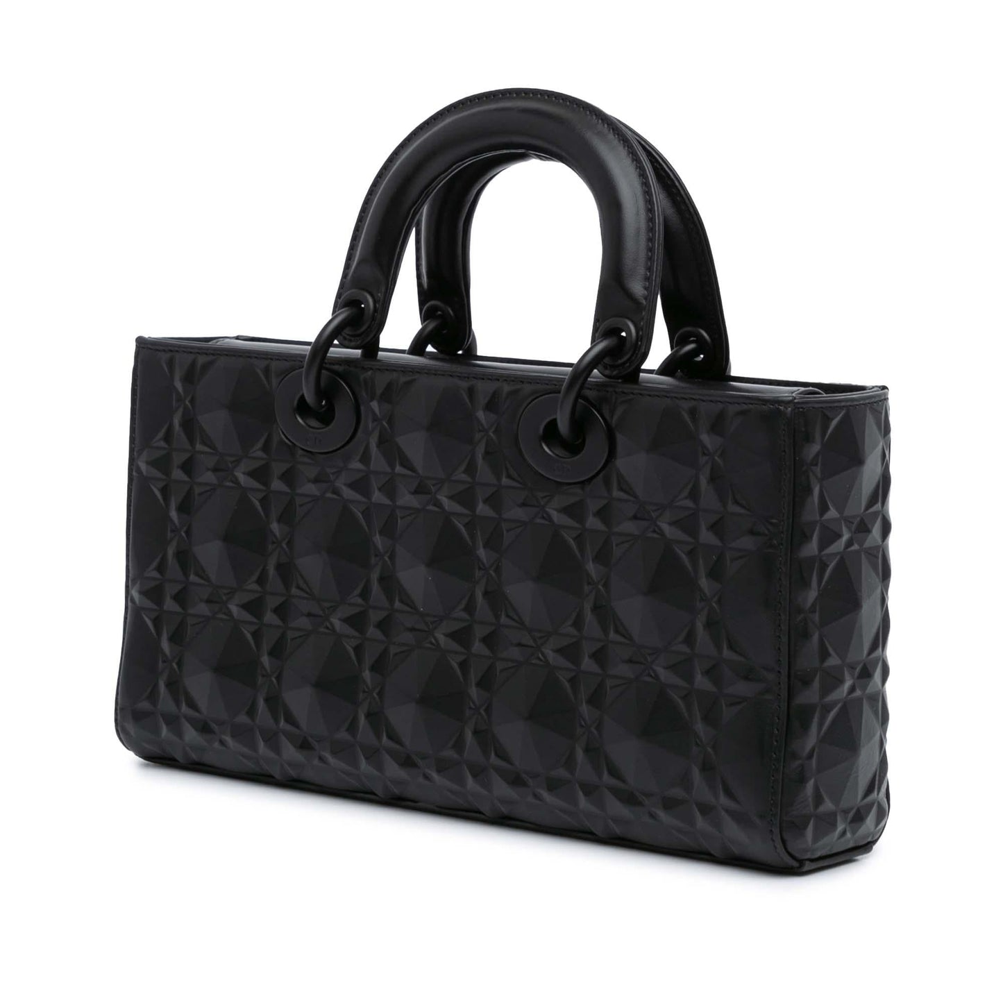 Dior Calfskin Cannage Diamond Lady Joy Shg 0Fjalq Satchel Medium Satchel Bag