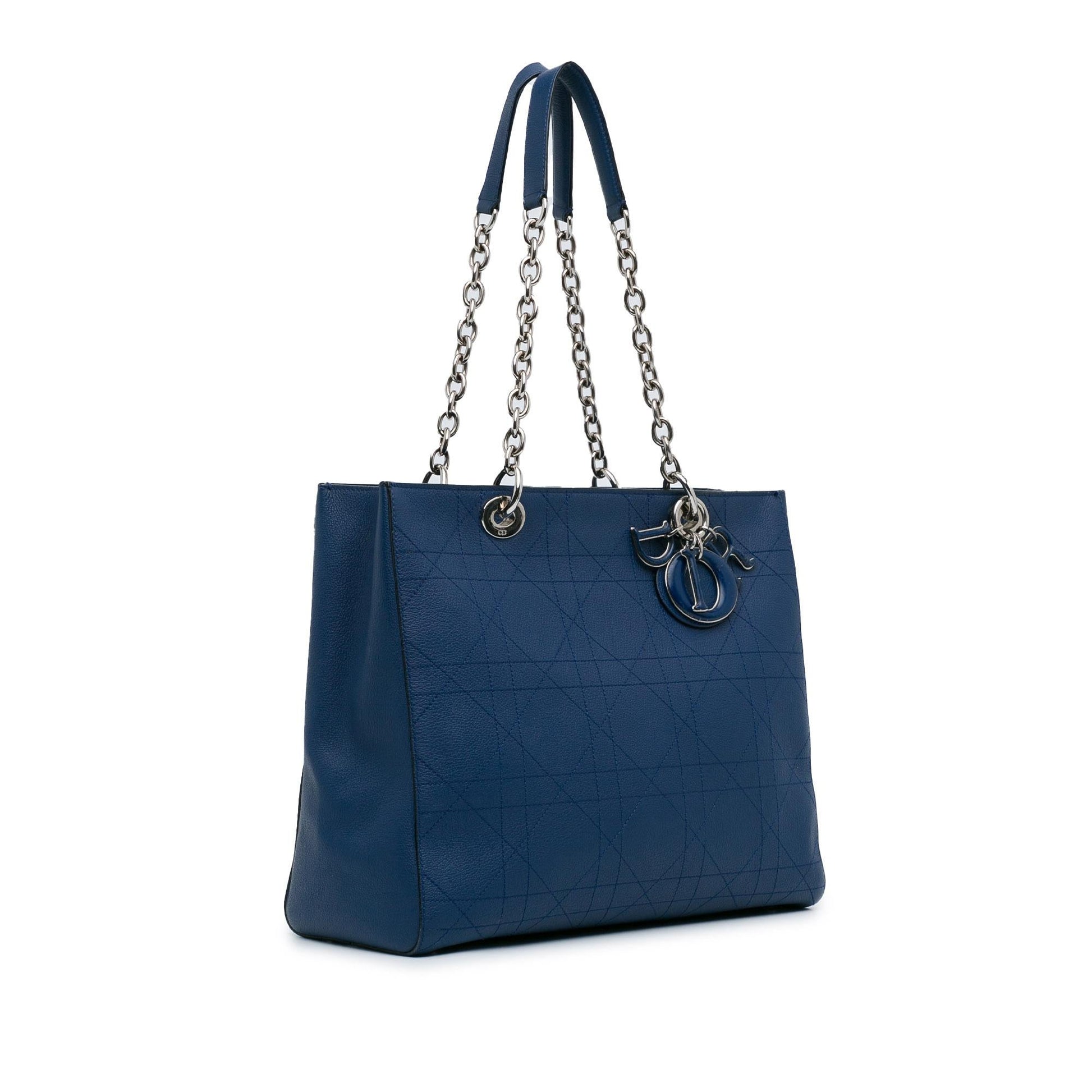 Dior Calfskin Cannage Ultra Tote Shg 2Yrdrk Medium Tote Bag