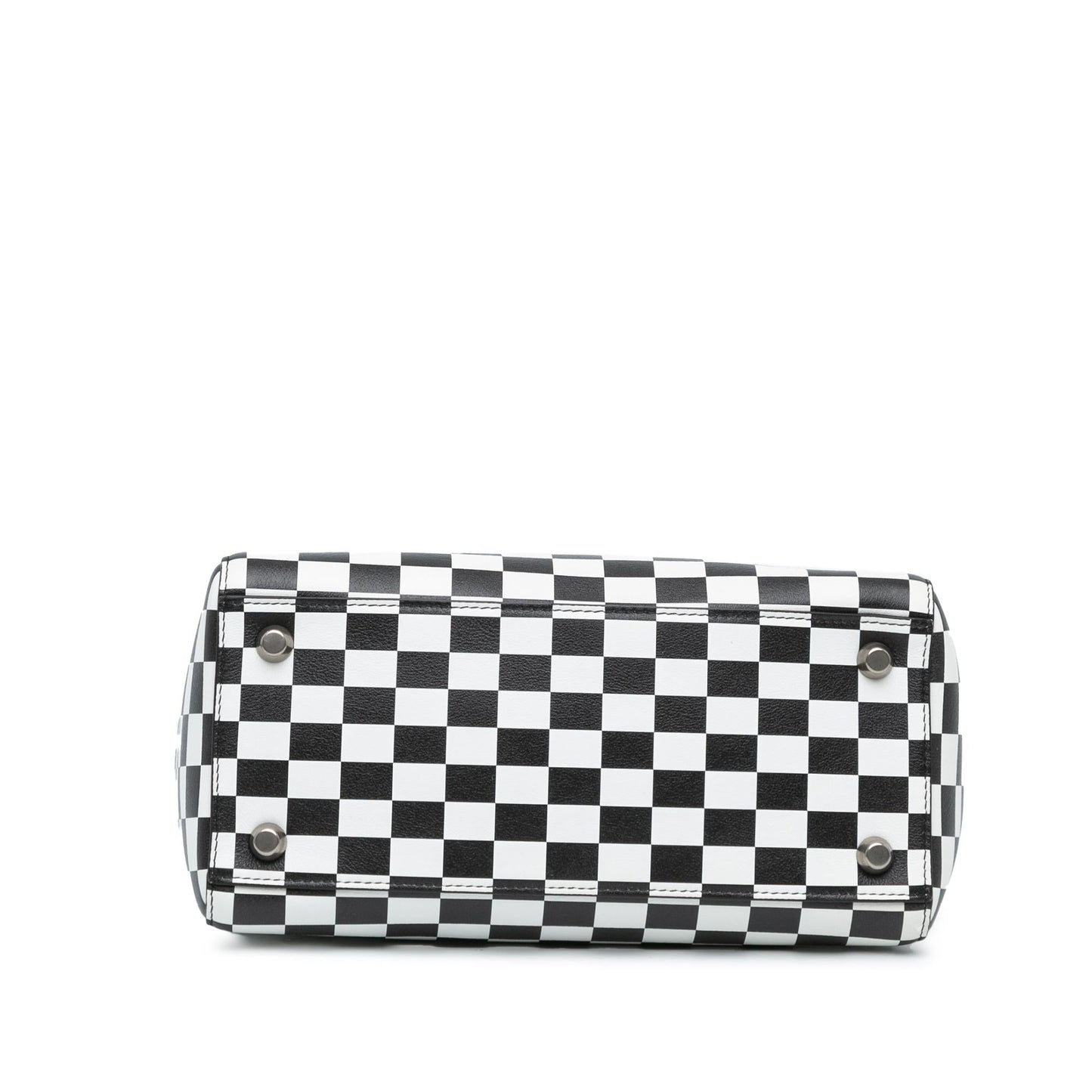 Dior Calfskin Checkered Lady Shg Qar3Ov Satchel Bag Medium