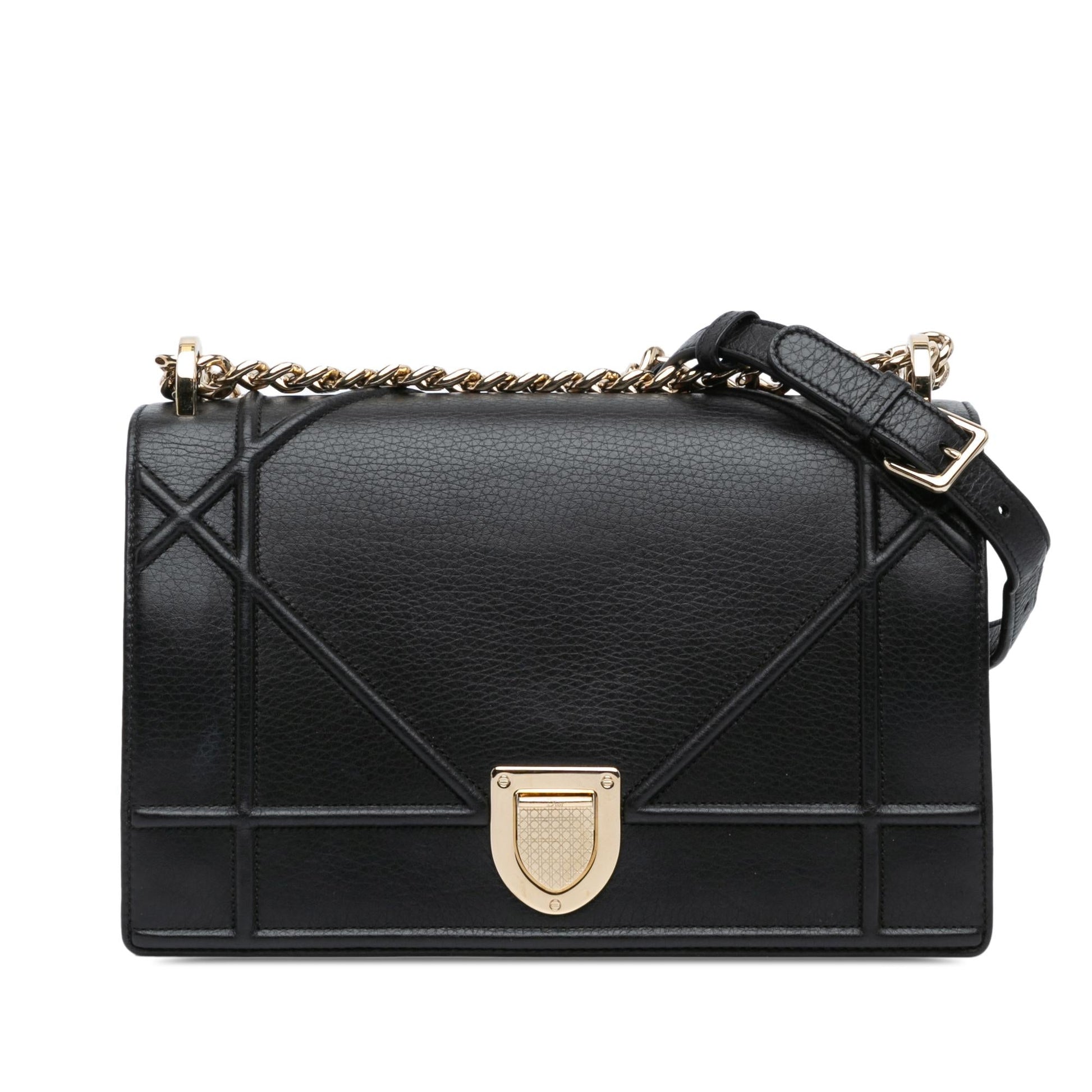 Dior Calfskin ama Crossbody Bag Medium Flap Calfskin Diorama Flap