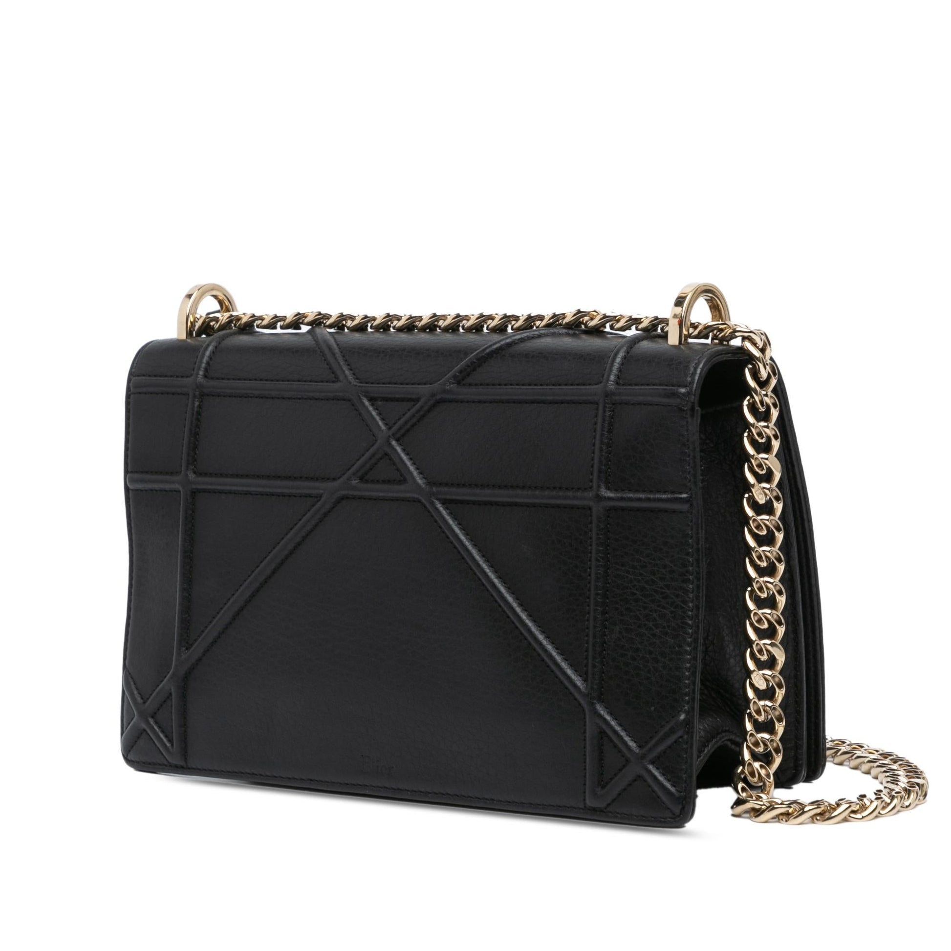Dior Calfskin ama Crossbody Bag Medium Flap Calfskin Diorama Flap