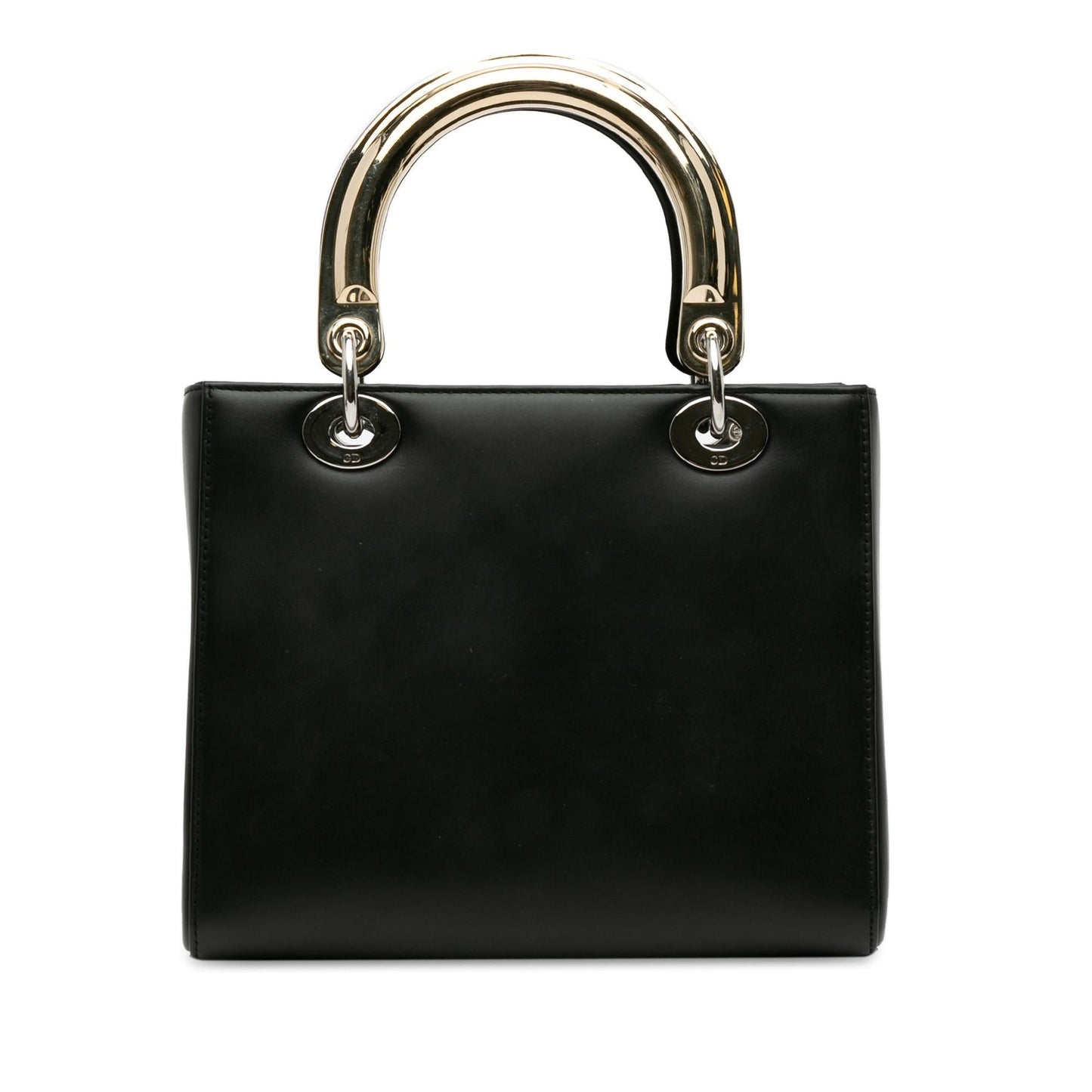 Dior Calfskin Patch Embellished Lady Shg Gqmxkc Satchel Bag Medium
