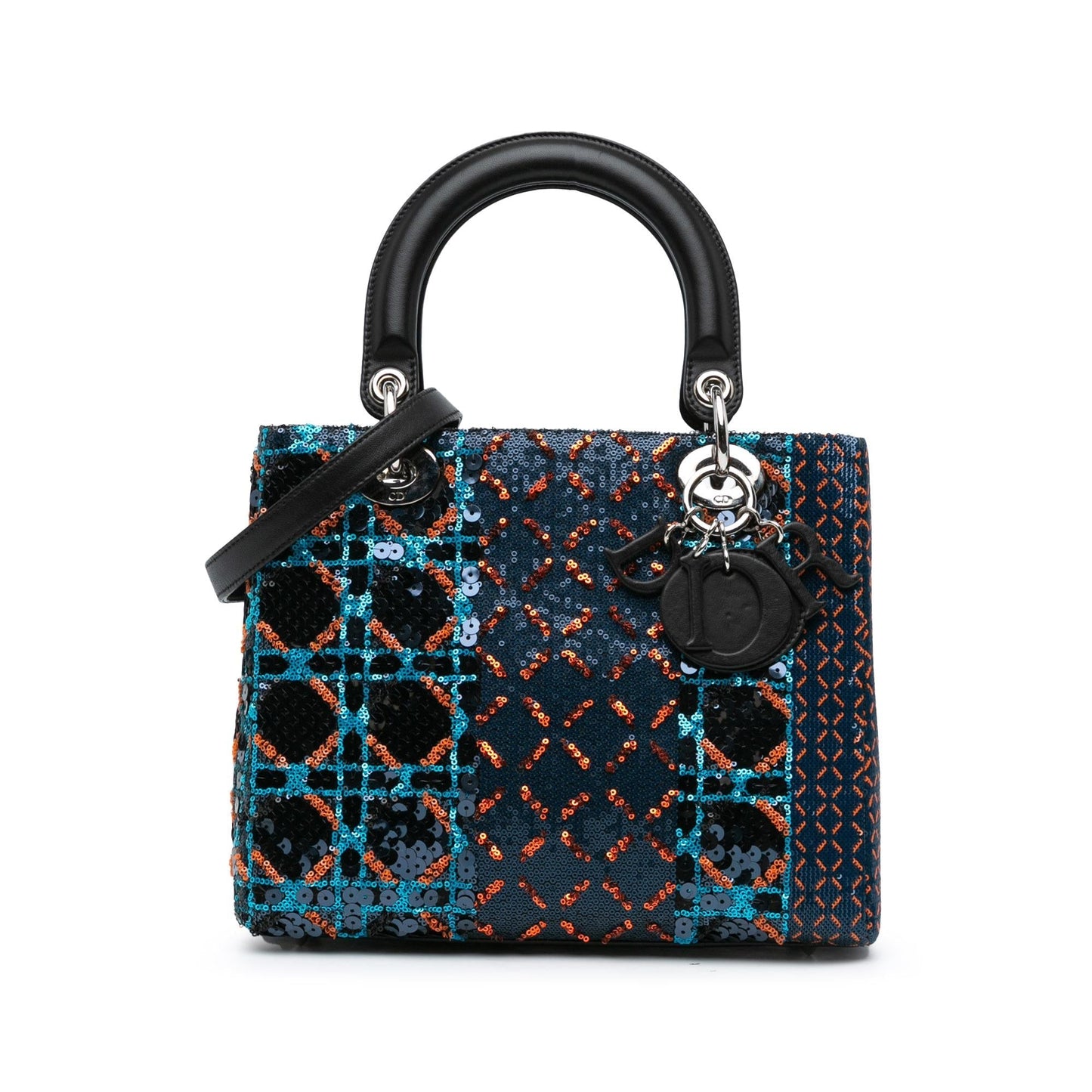 Dior Calfskin Sequin Embellished Lady Shg Yt68Qb Satchel Bag Medium