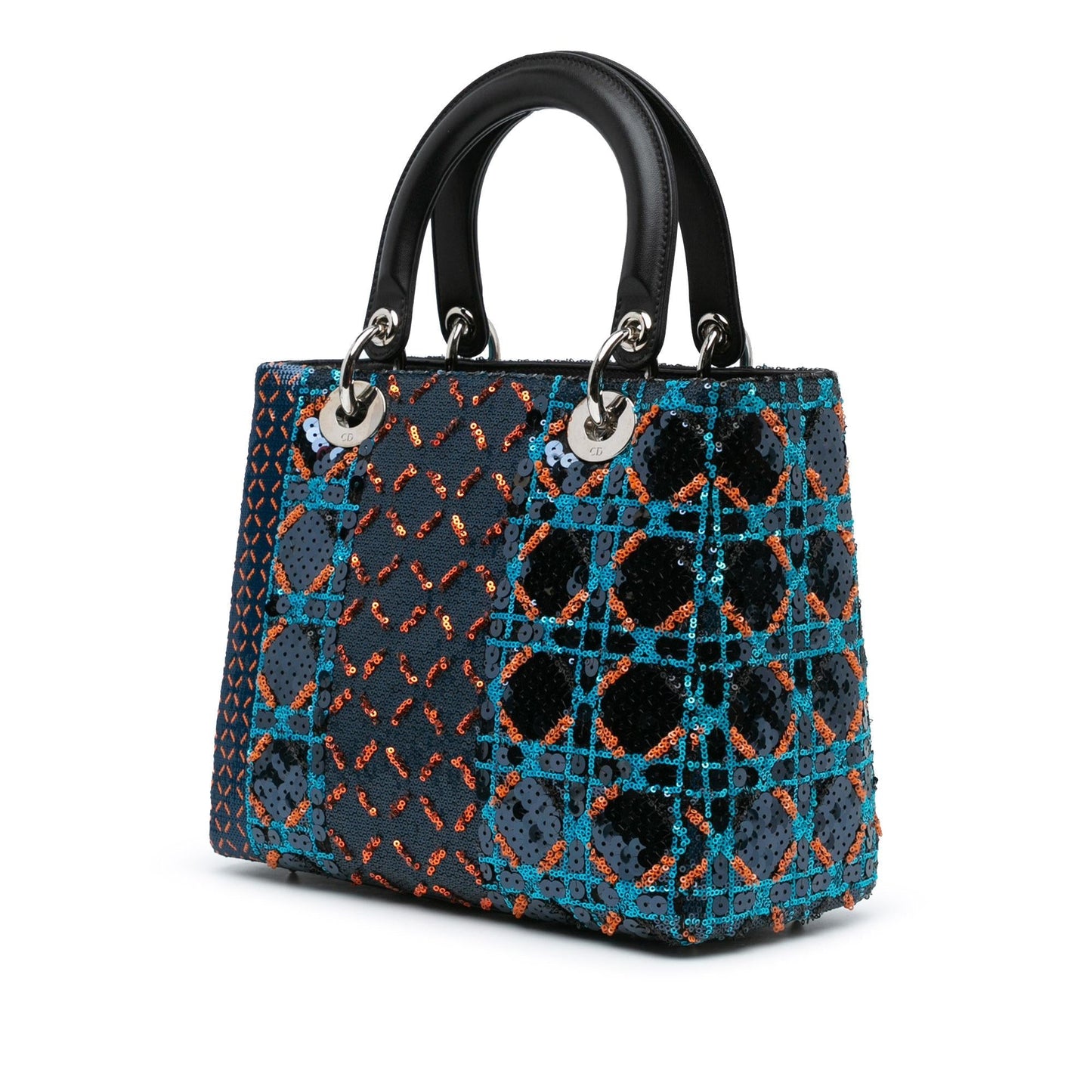 Dior Calfskin Sequin Embellished Lady Shg Yt68Qb Satchel Bag Medium