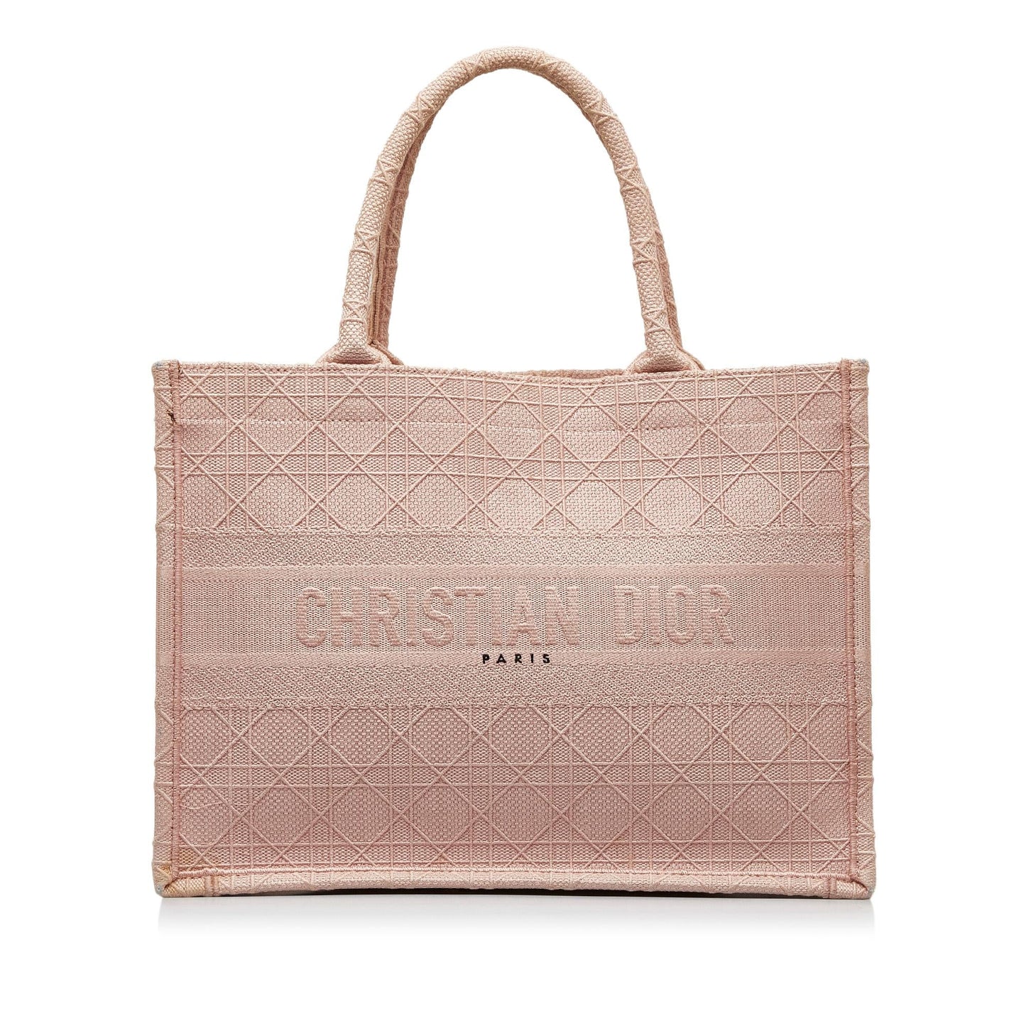 Dior Cannage Book Tote Shg Lub71H Medium Embroidered Tote Bag
