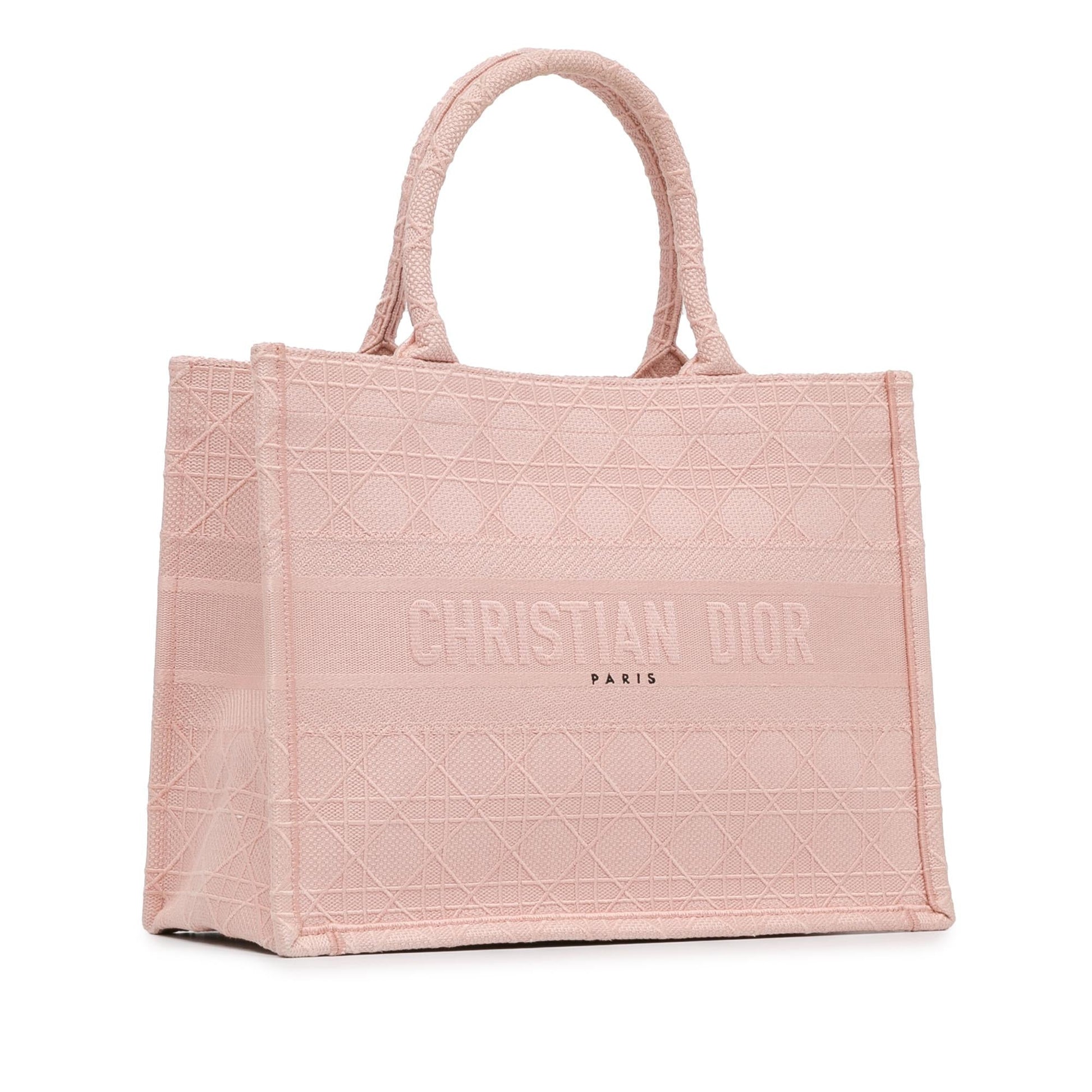 Dior Cannage Book Tote Shg Zxt0Cb Medium Embroidered Tote Bag