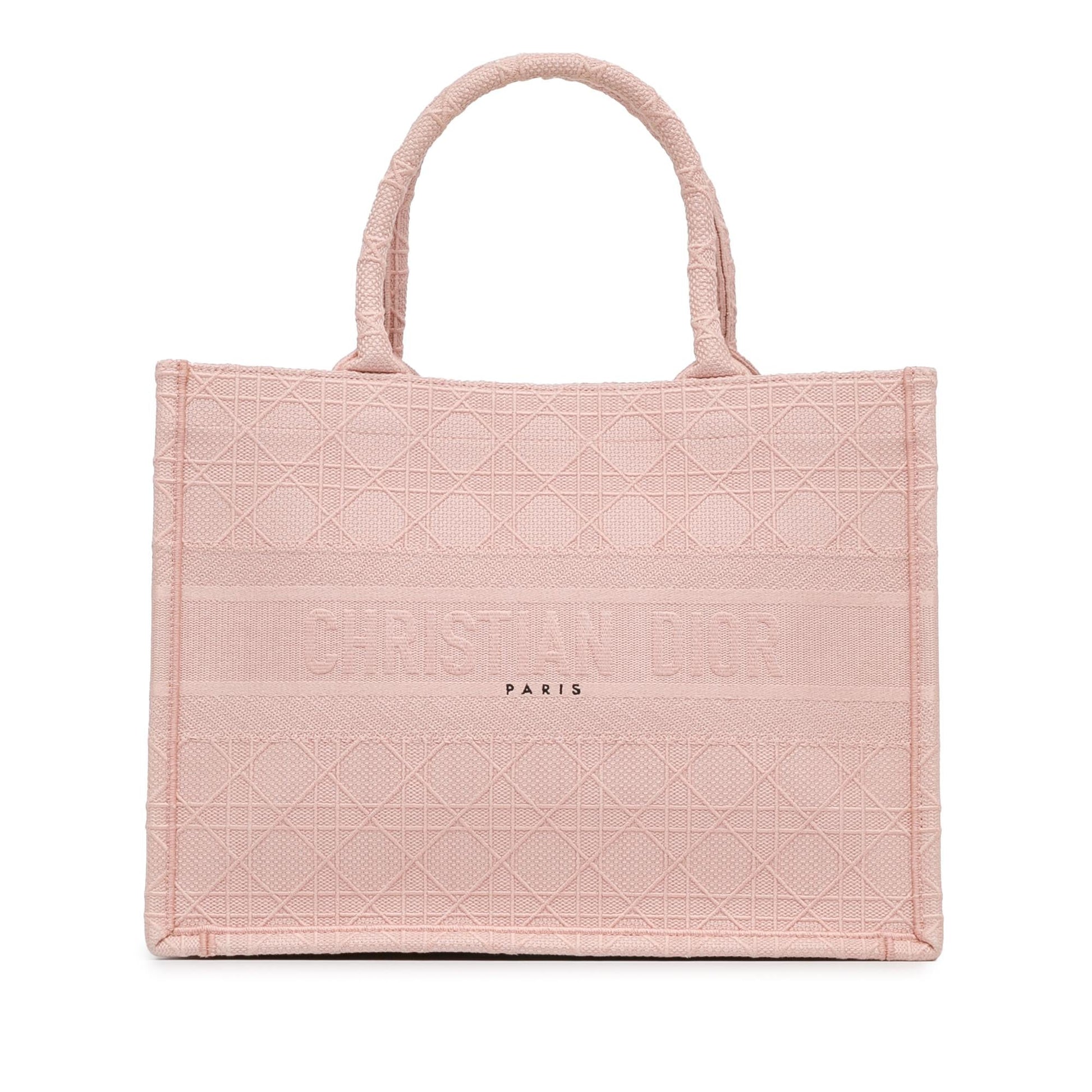 Dior Cannage Book Tote Shg Ndqlhs Medium Embroidered Tote Bag