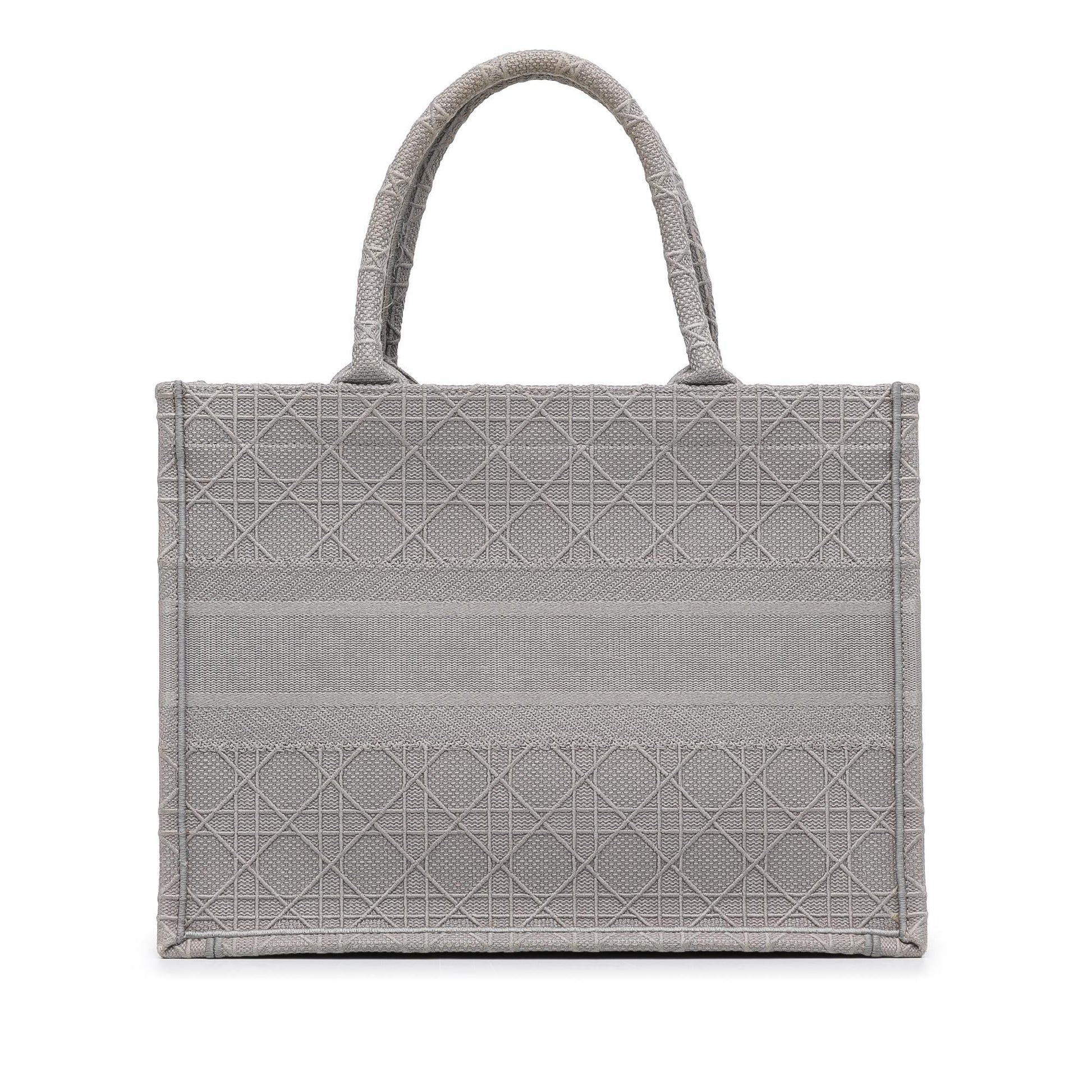 Dior Cannage Book Tote Medium Embroidered Tote Bag Embroidered Book Tote