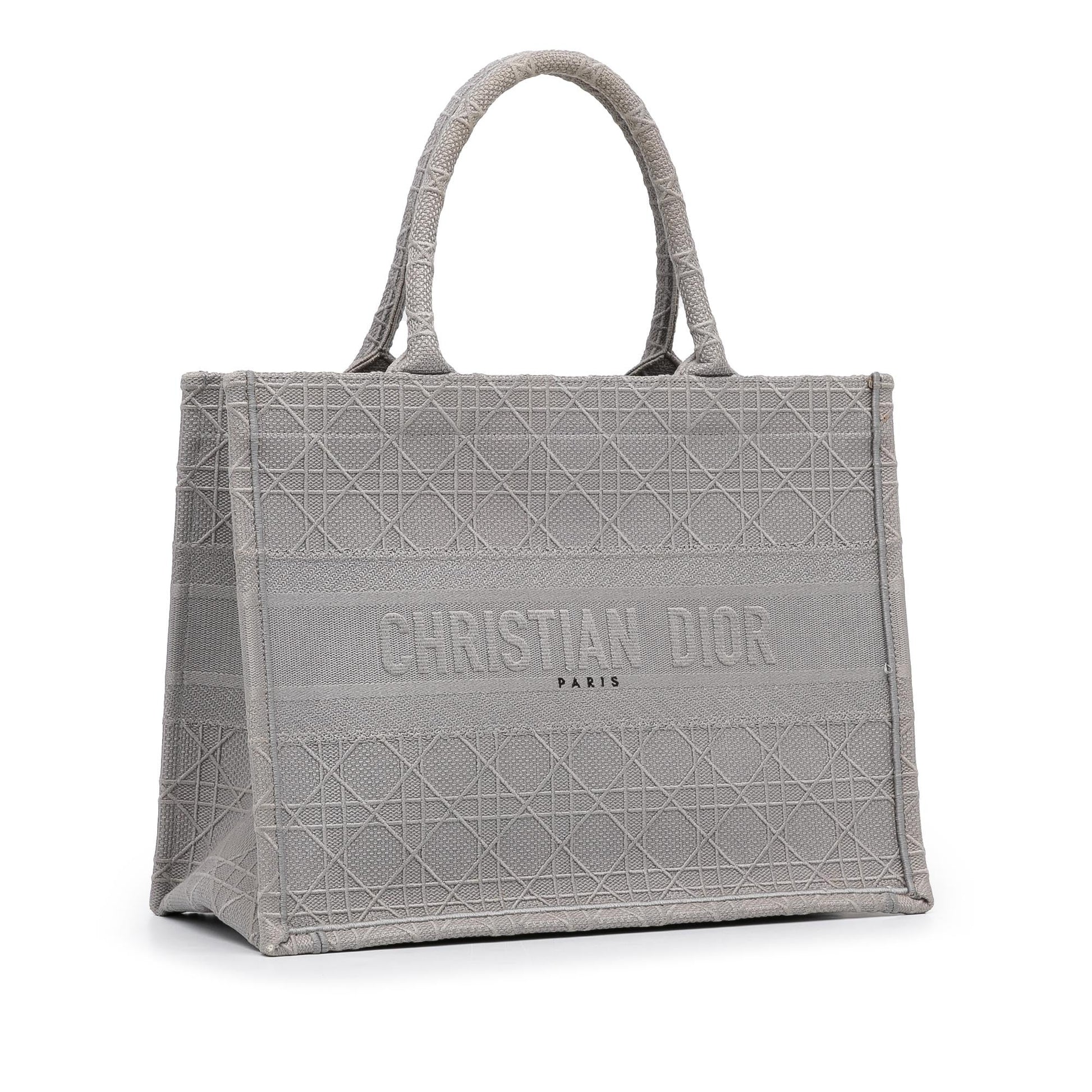 Dior Cannage Book Tote Medium Embroidered Tote Bag Embroidered Book Tote