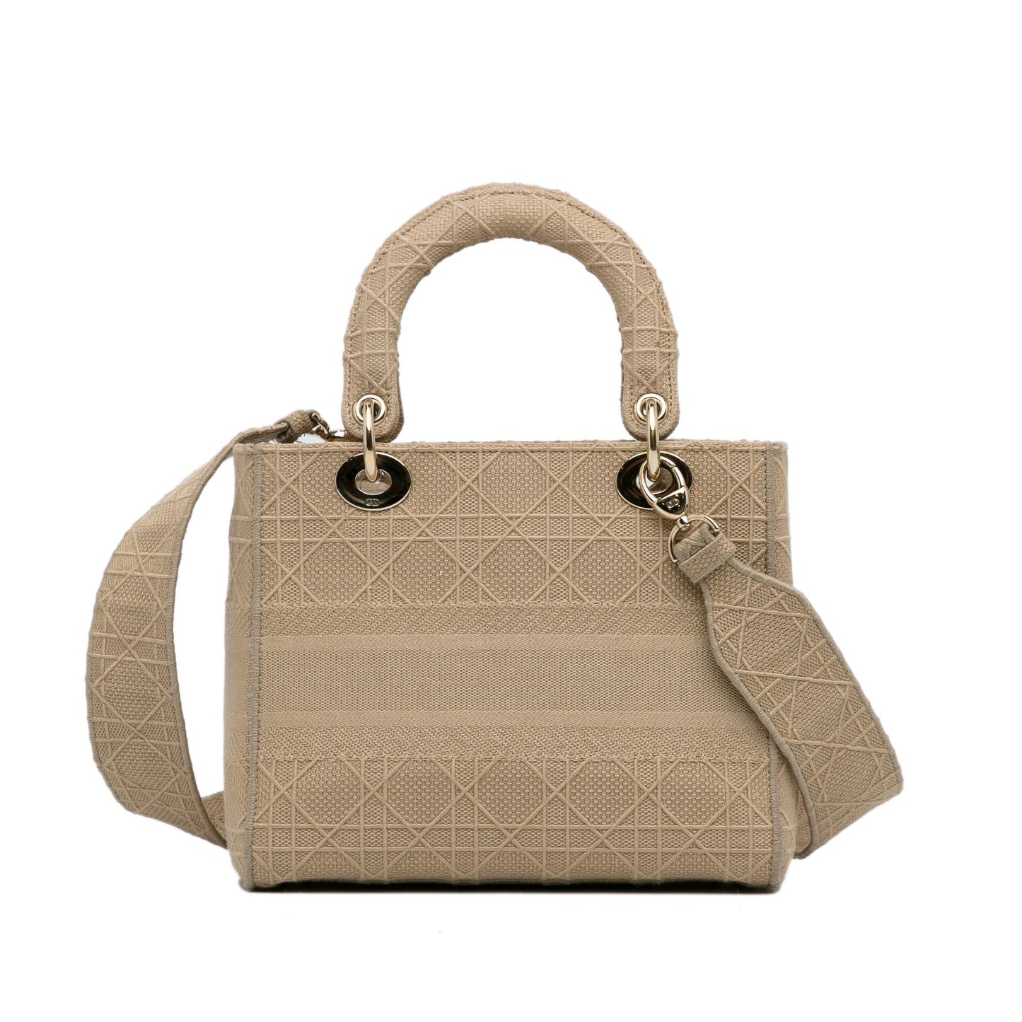 Dior Cannage Lady Lite Shg Hk0Ean Satchel Bag Medium
