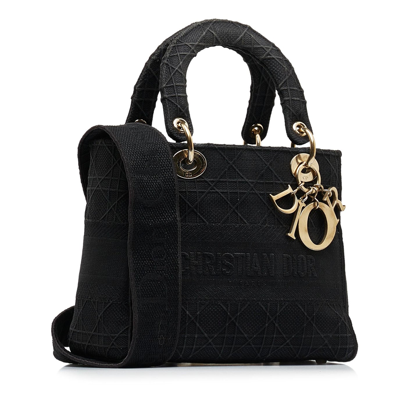 Dior Cannage Lady Lite Shg Lz1Ptq Satchel Bag Medium