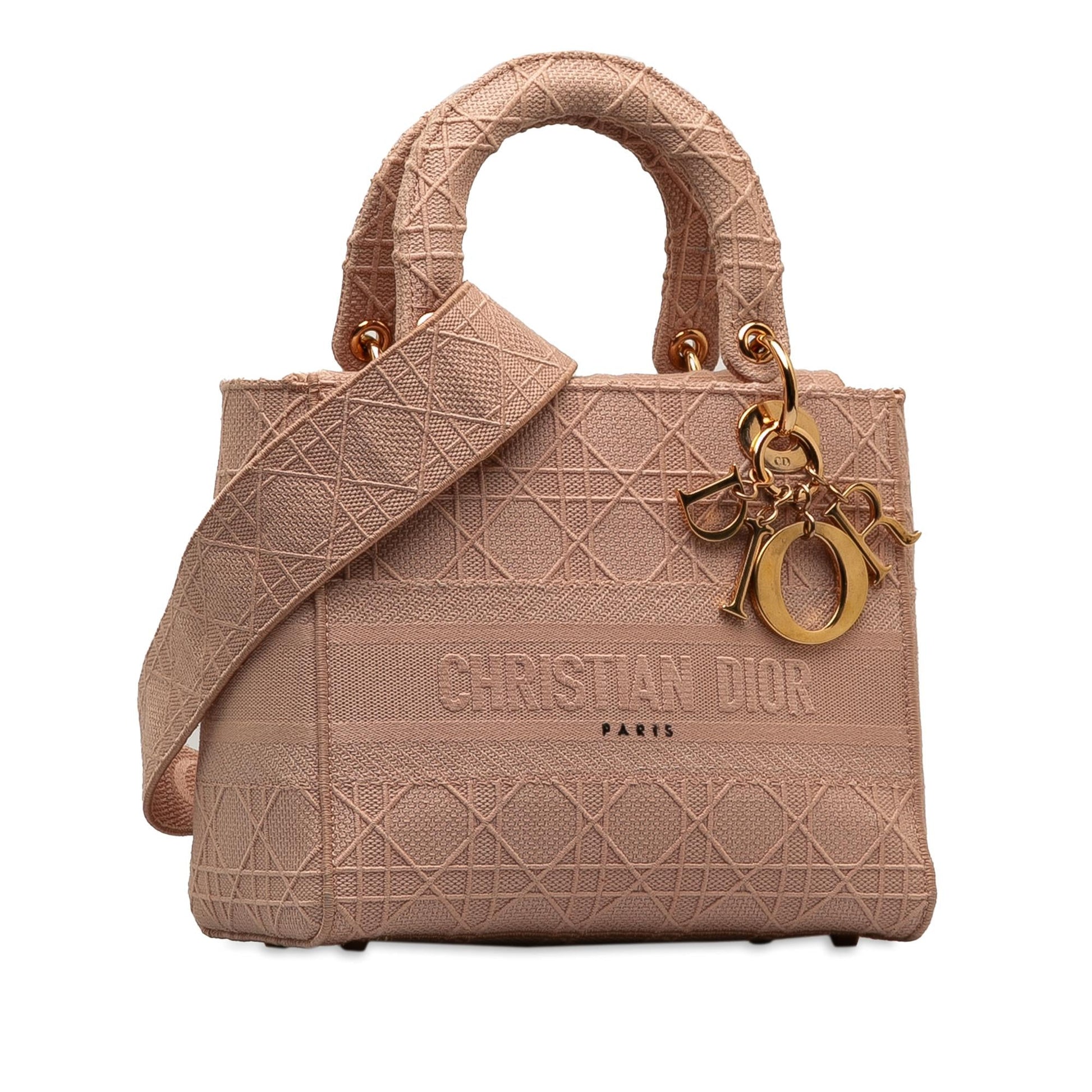 Dior Cannage Lady Lite Shg Xyok4S Satchel Bag Medium