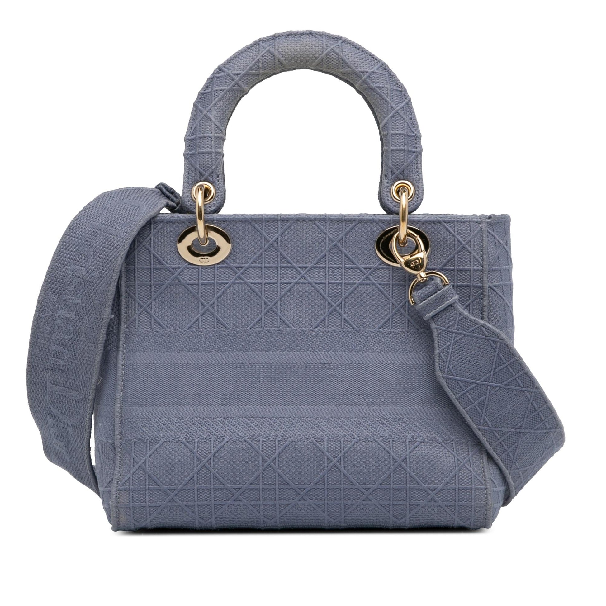Dior Cannage Lady Lite Shg Ynewt7 Satchel Bag Medium