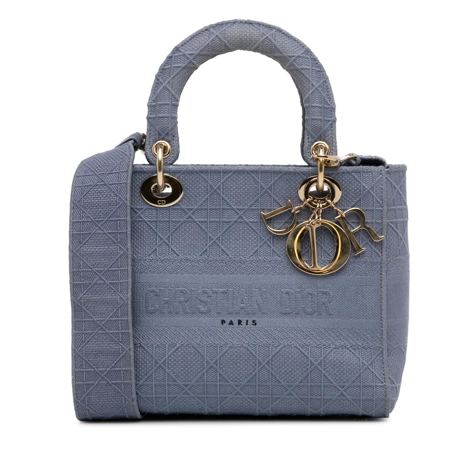 Dior Cannage Lady Lite Shg Ynewt7 Satchel Bag Medium