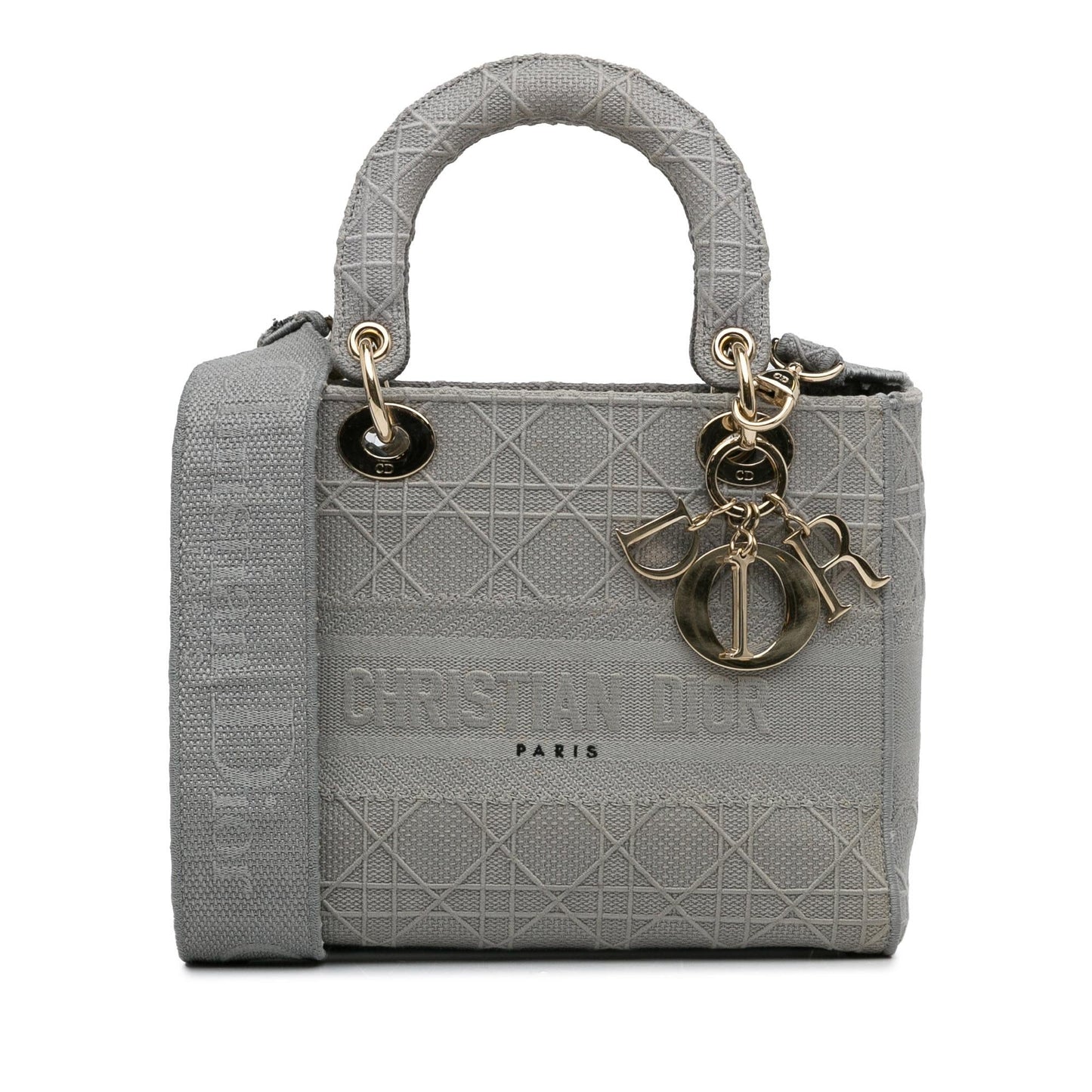 Dior Cannage Lady Lite Shg Vbmpdy Satchel Bag Medium
