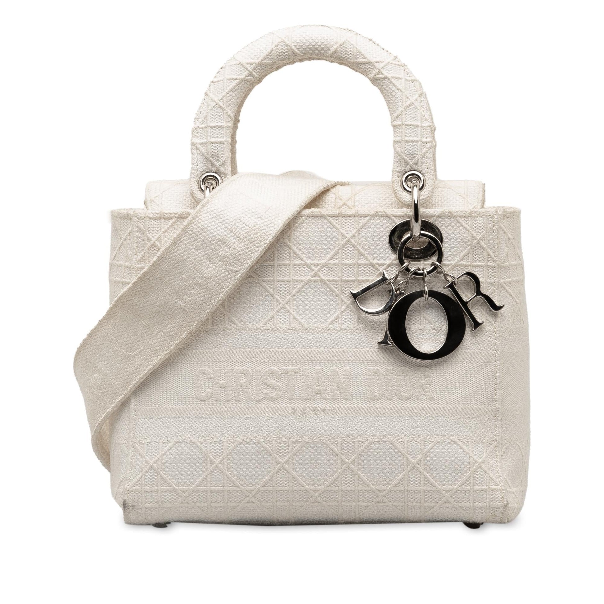 Dior Cannage Lady Lite Shg 9Kjhaf Satchel Bag Medium