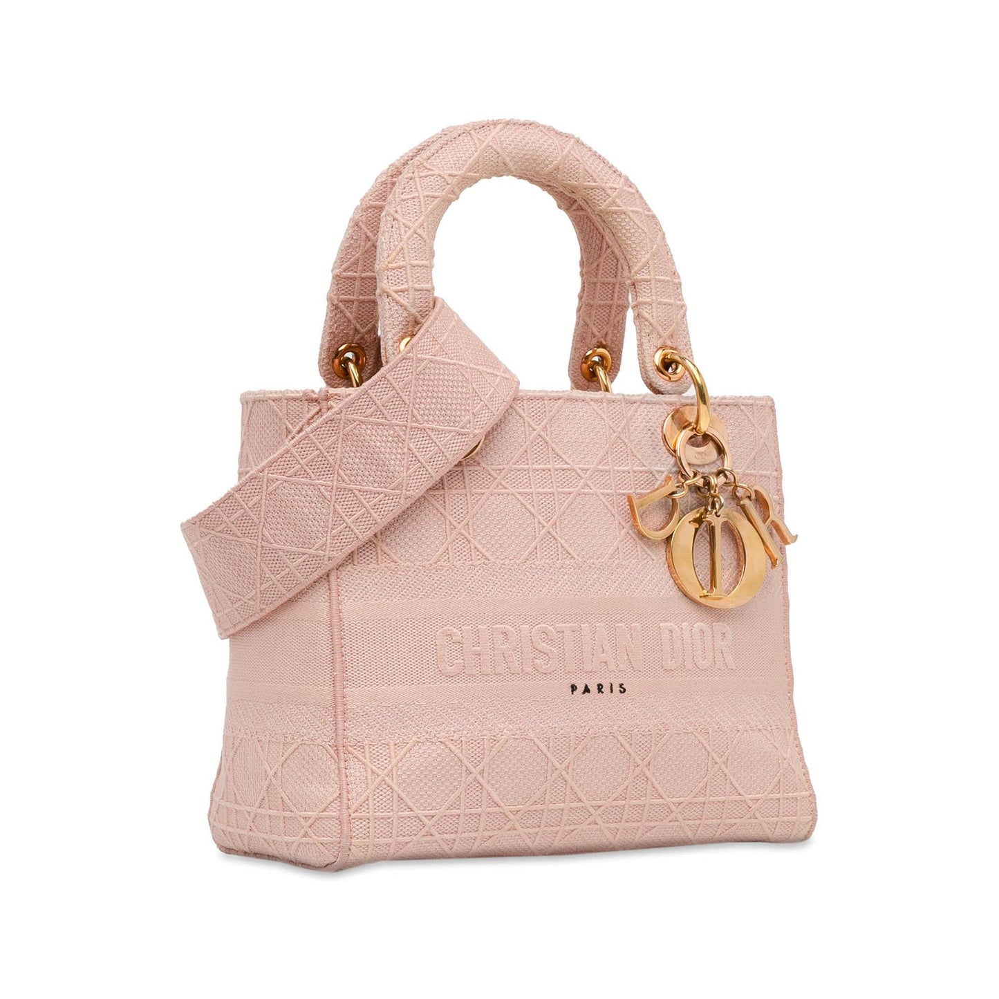 Dior Cannage Lady Lite Shg Gg42Vj Satchel Bag Medium