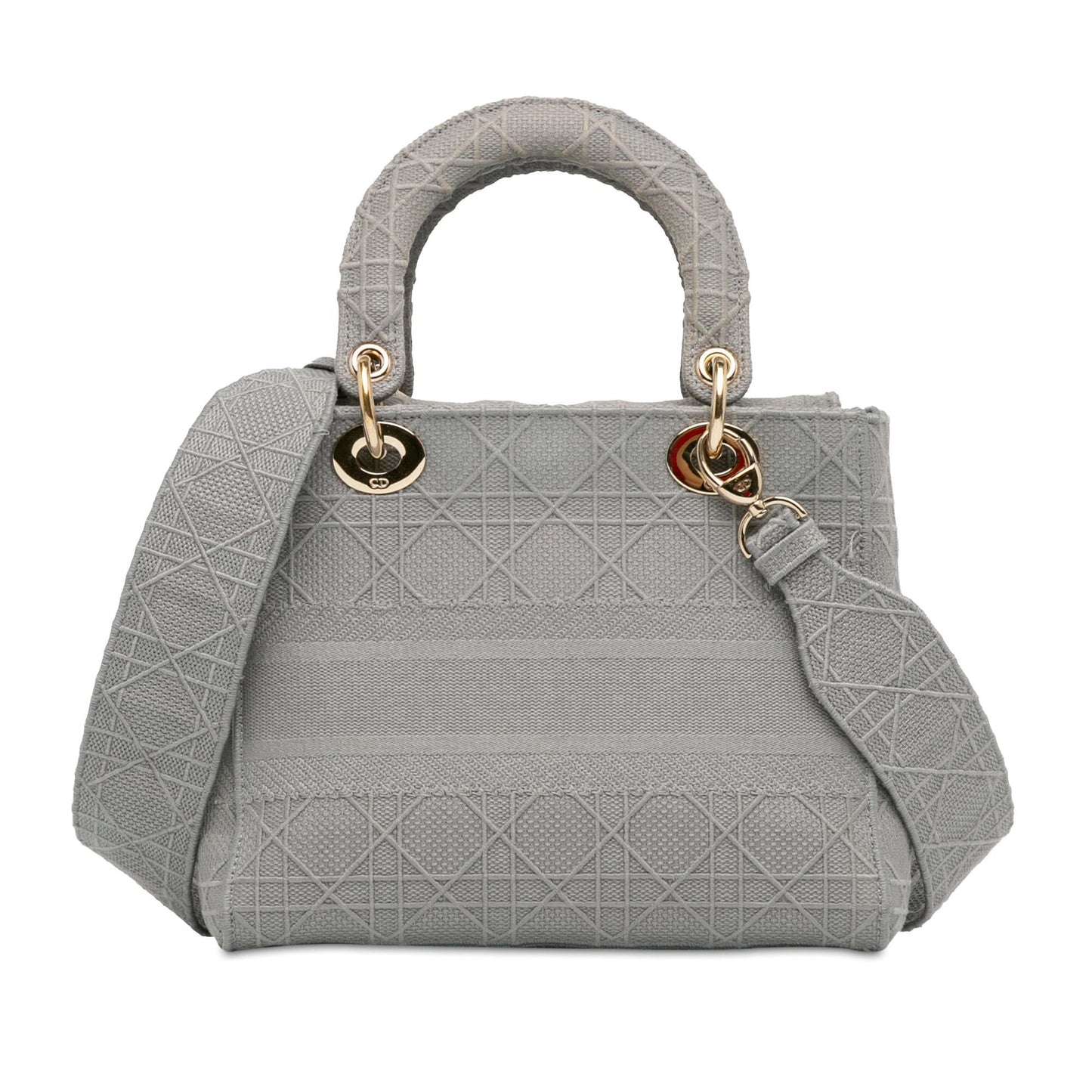 Dior Cannage Lady Lite Shg Krrm5S Satchel Bag Medium