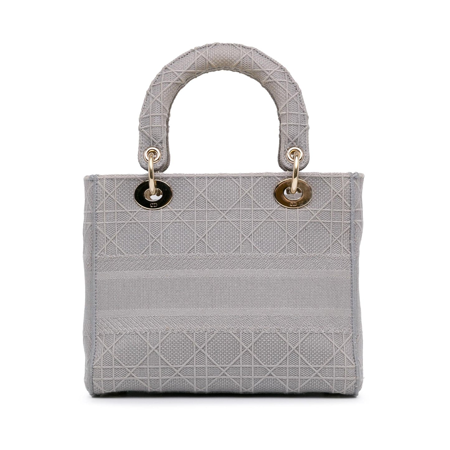 Dior Cannage Lady Lite Shg 8Evlhn Satchel Bag Medium