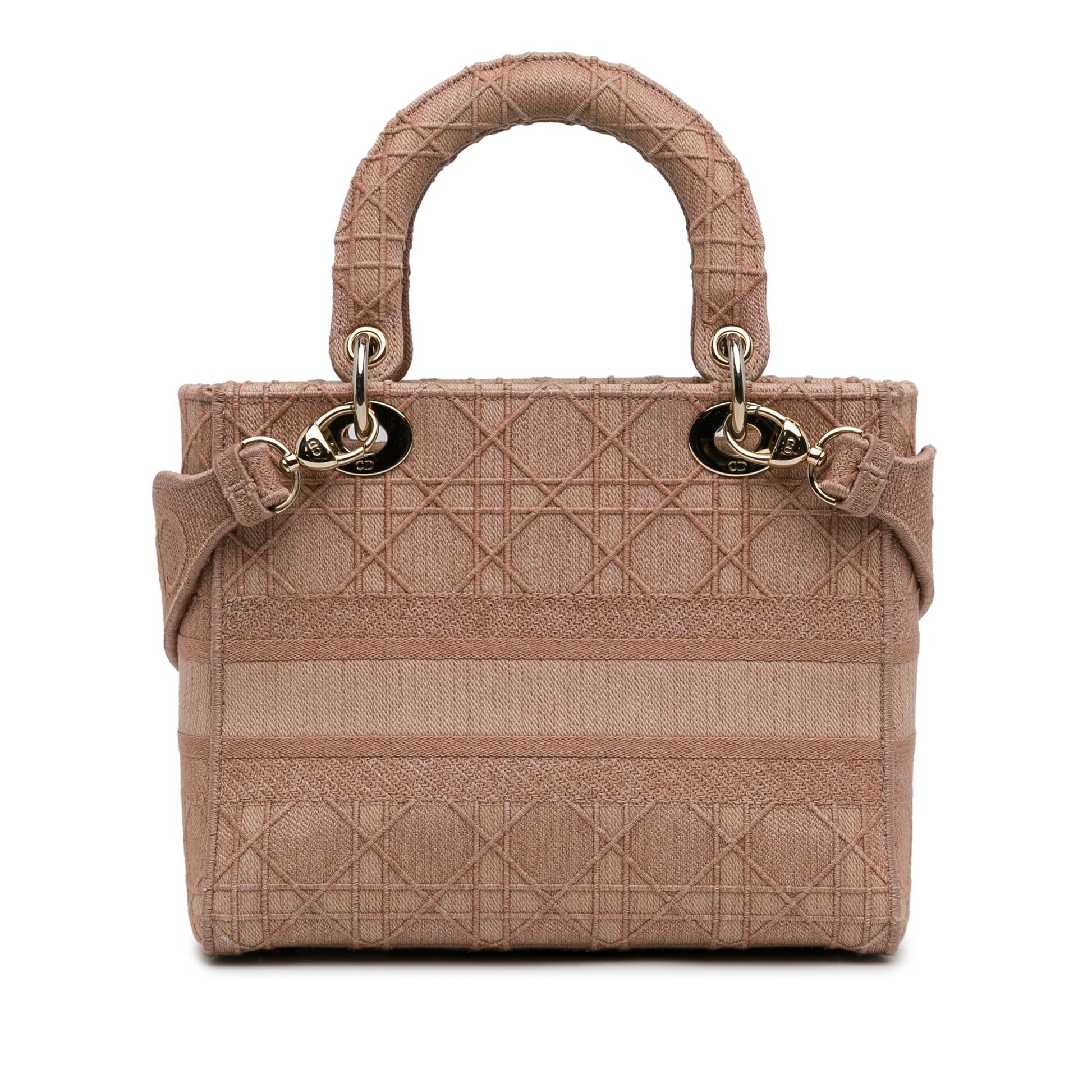 Dior Cannage Lady Lite Shg Eoaexb Satchel Bag Medium