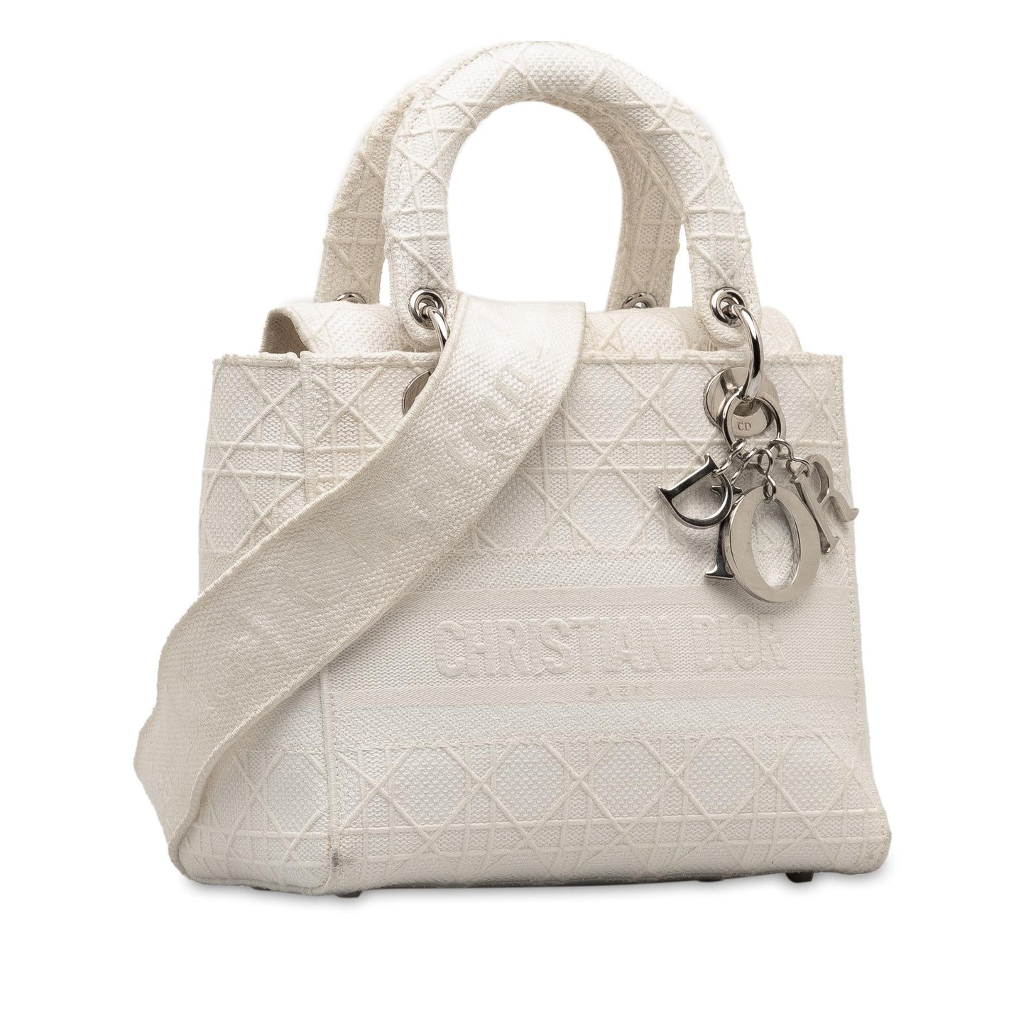 Dior Cannage Lady Lite Satchel Bag Medium Lite Shg Uwvqpi