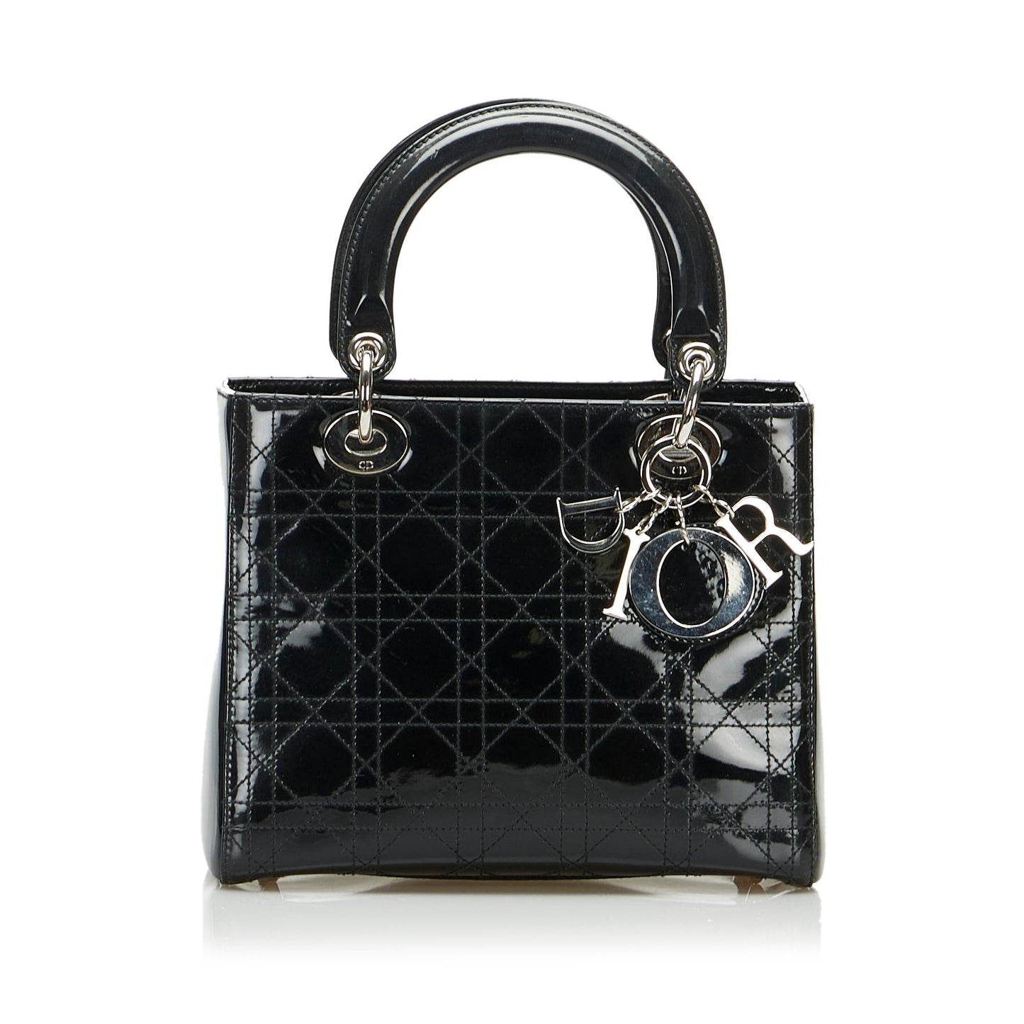 Dior Cannage Lady Shg Kvwaps Satchel Bag Medium