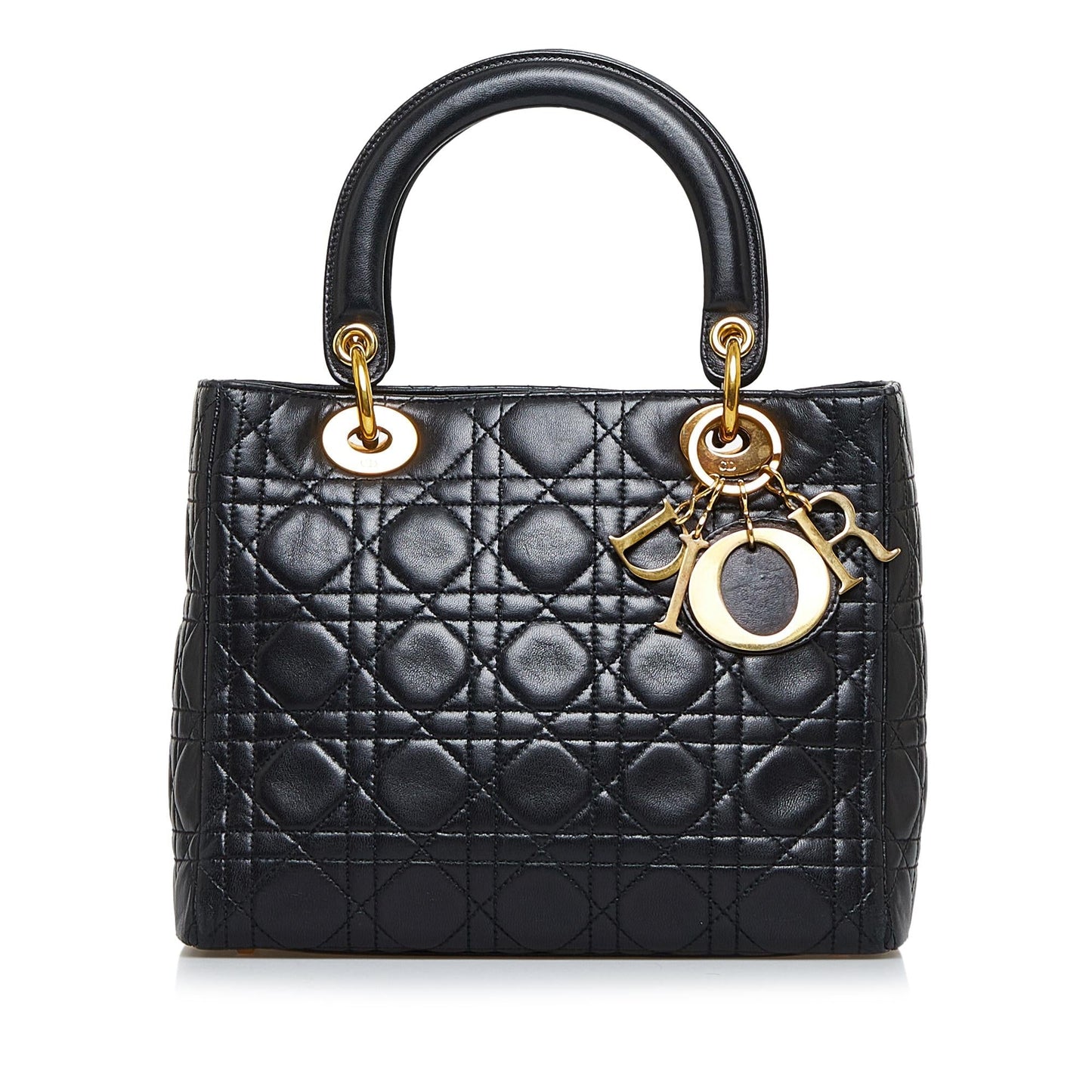 Dior Cannage Lady Shg Hrikh1 Satchel Bag Medium