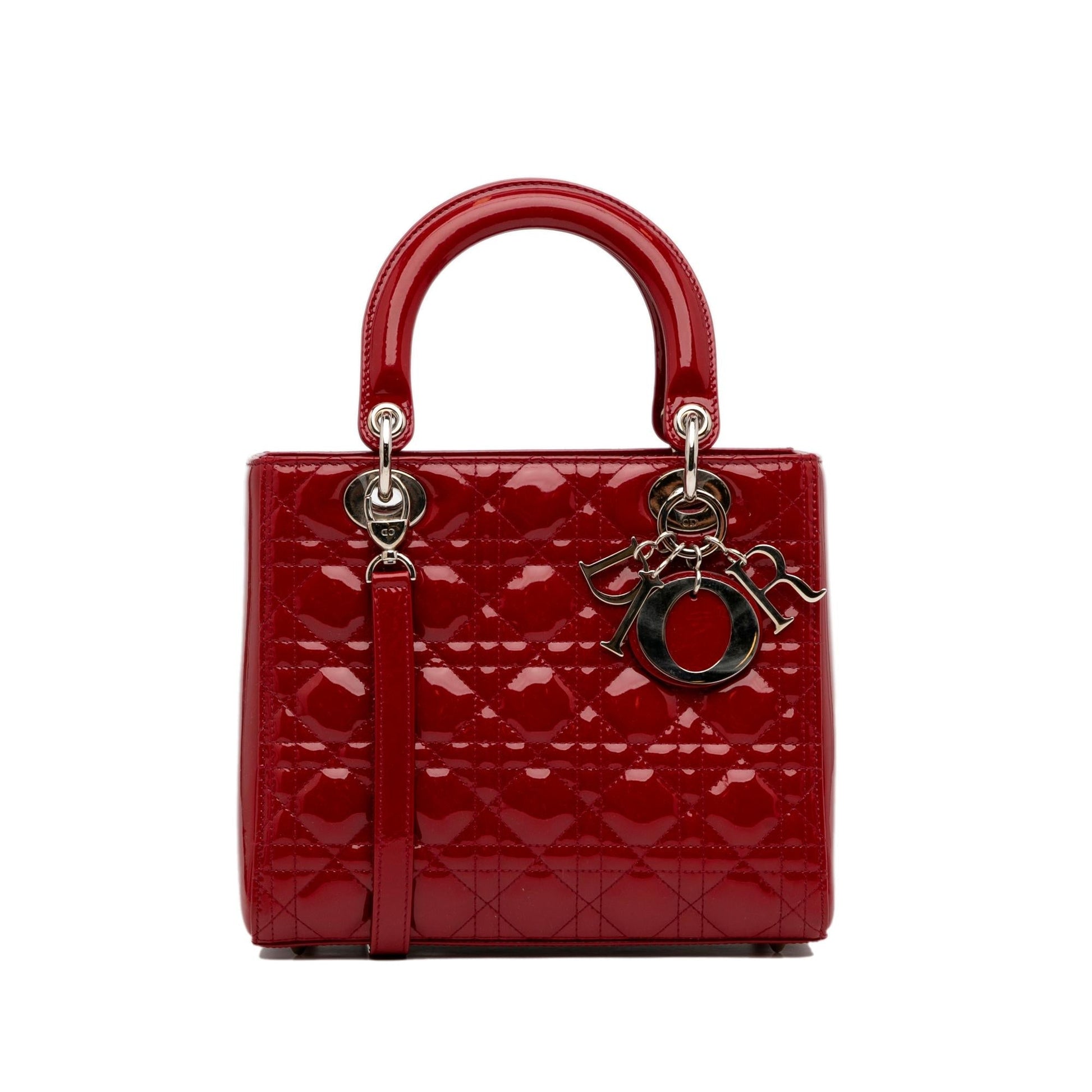 Dior Cannage Lady Shg Tebs5K Satchel Bag Medium