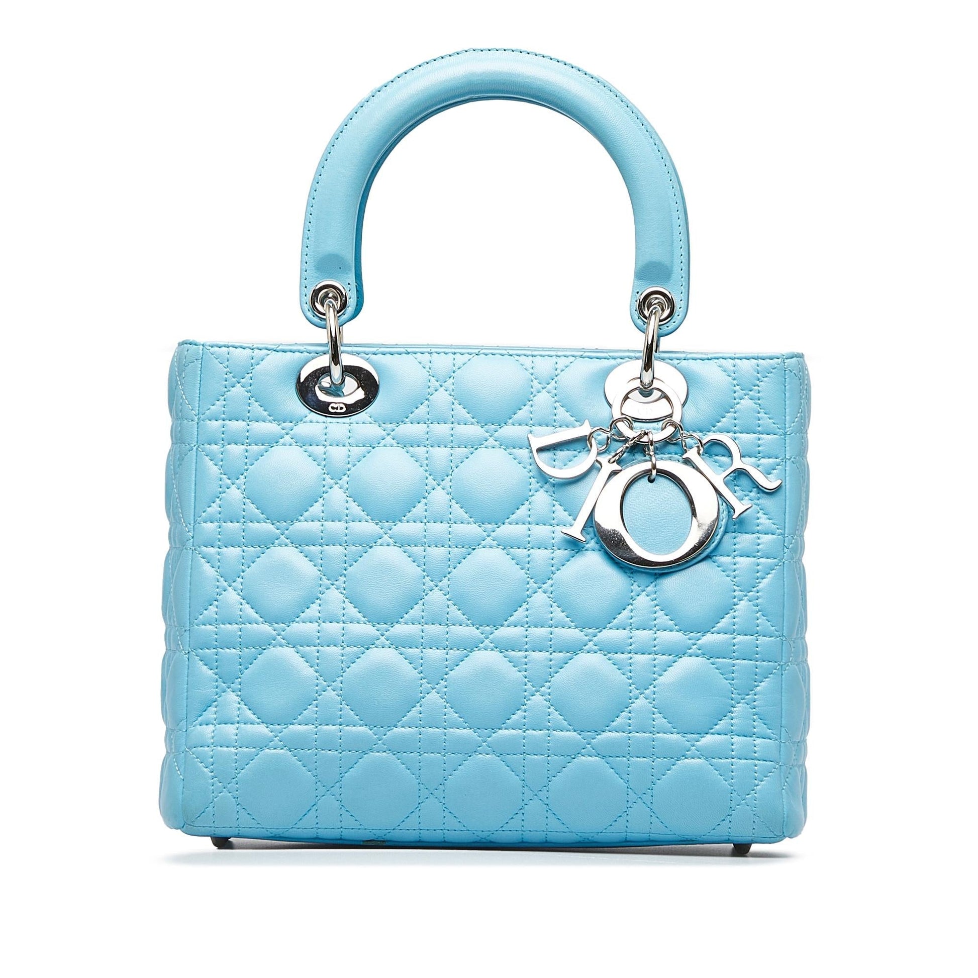 Dior Cannage Lady Shg Te9Jmm Satchel Bag Medium