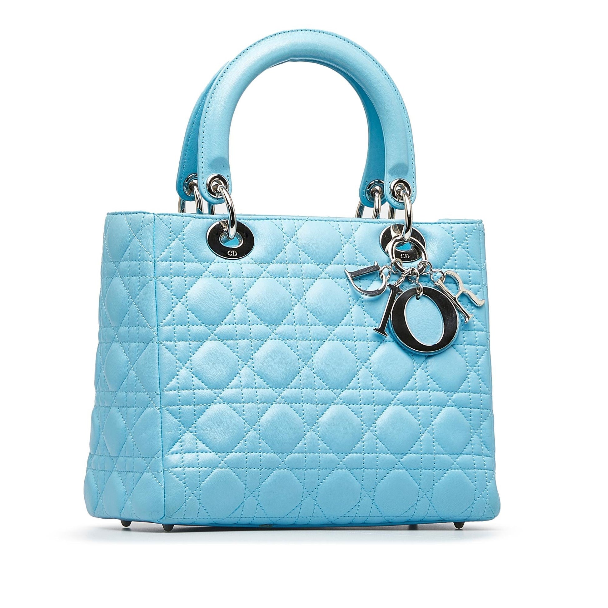 Dior Cannage Lady Shg Te9Jmm Satchel Bag Medium