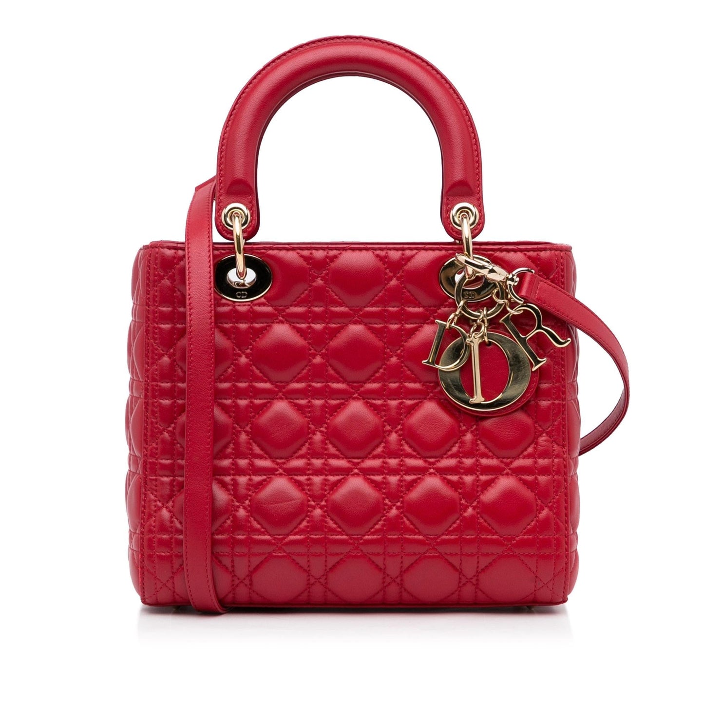 Dior Cannage Lady Shg Q2Acxk Satchel Bag Medium