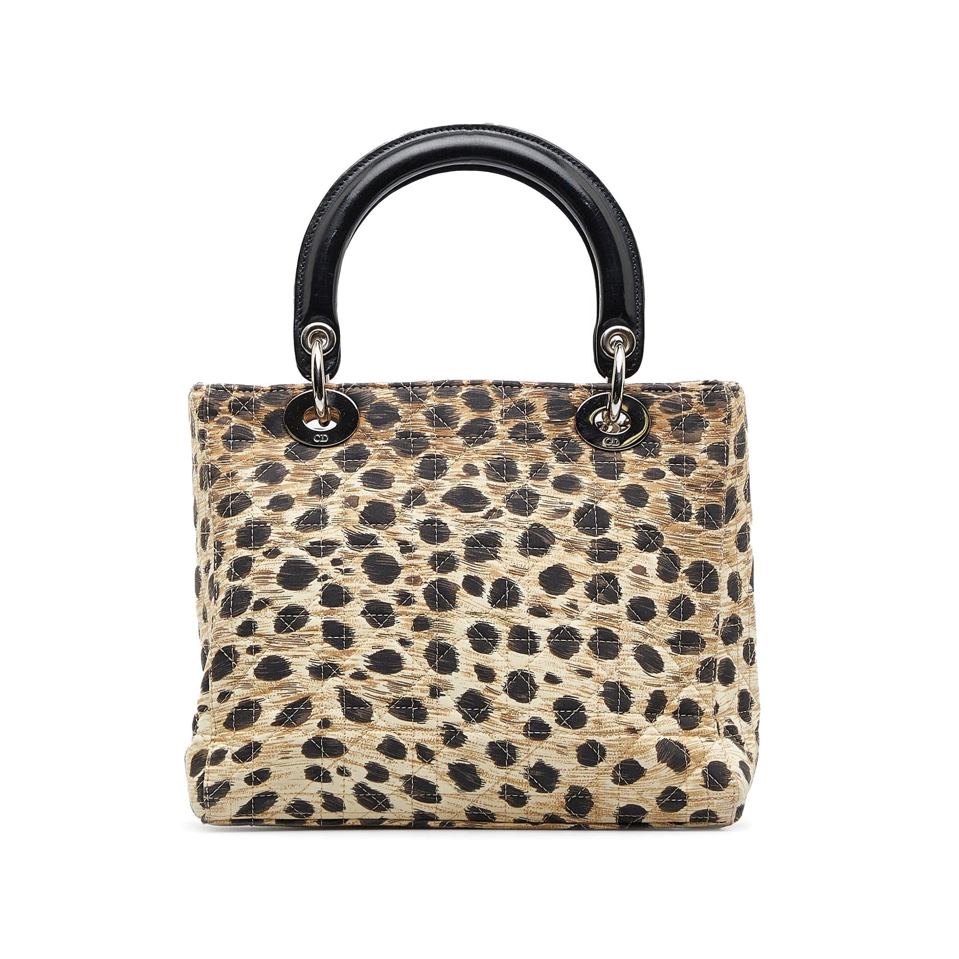 Dior Cannage Leopard Print Lady Shg Sbc9Zg Satchel Bag Medium