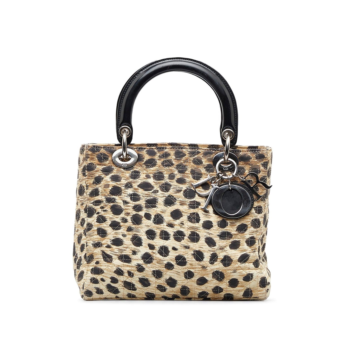 Dior Cannage Leopard Print Lady Shg Sbc9Zg Satchel Bag Medium