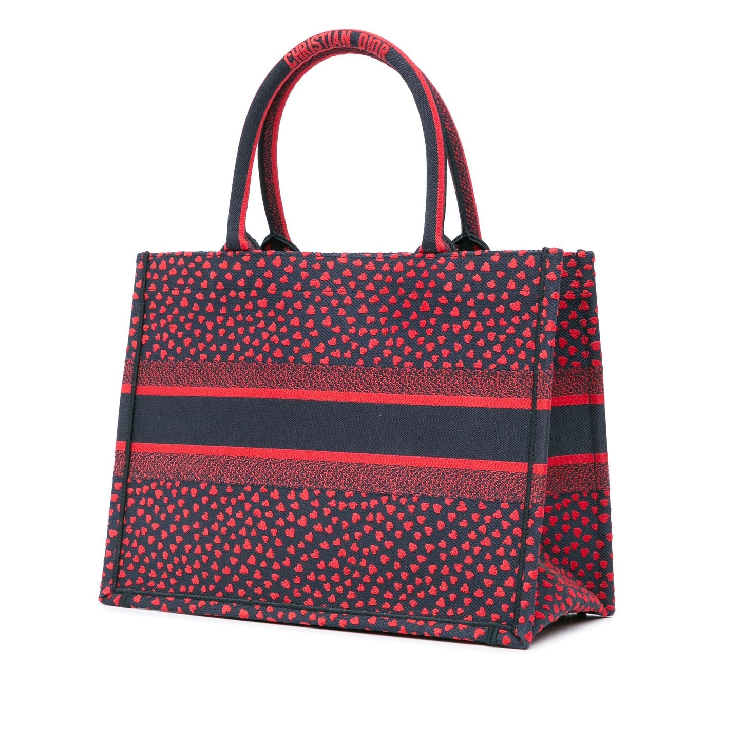 Dior Pop Hearts Love Paris Book Tote Canvas Medium Tote Bag