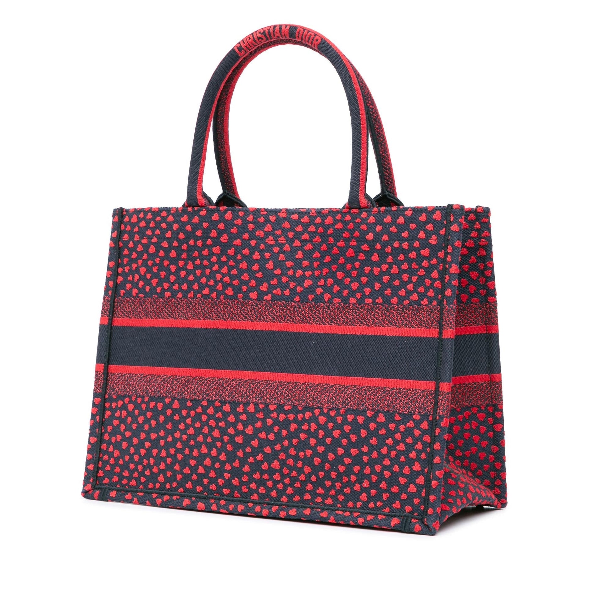 Dior Pop Hearts Love Paris Book Tote Canvas Medium Tote Bag Book Tote 1
