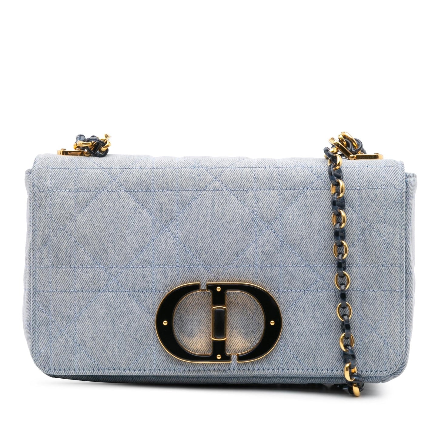 Dior Macrocannage Caro Bag Denim Medium Crossbody Bag Caro Bag 3