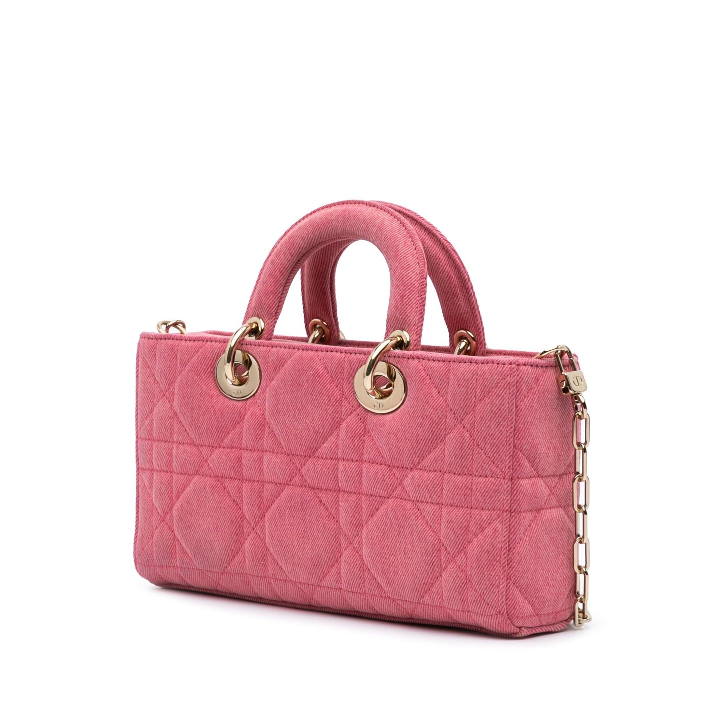 Dior Macrocannage Lady Joy Satchel Bag Denim Medium D Joy 1