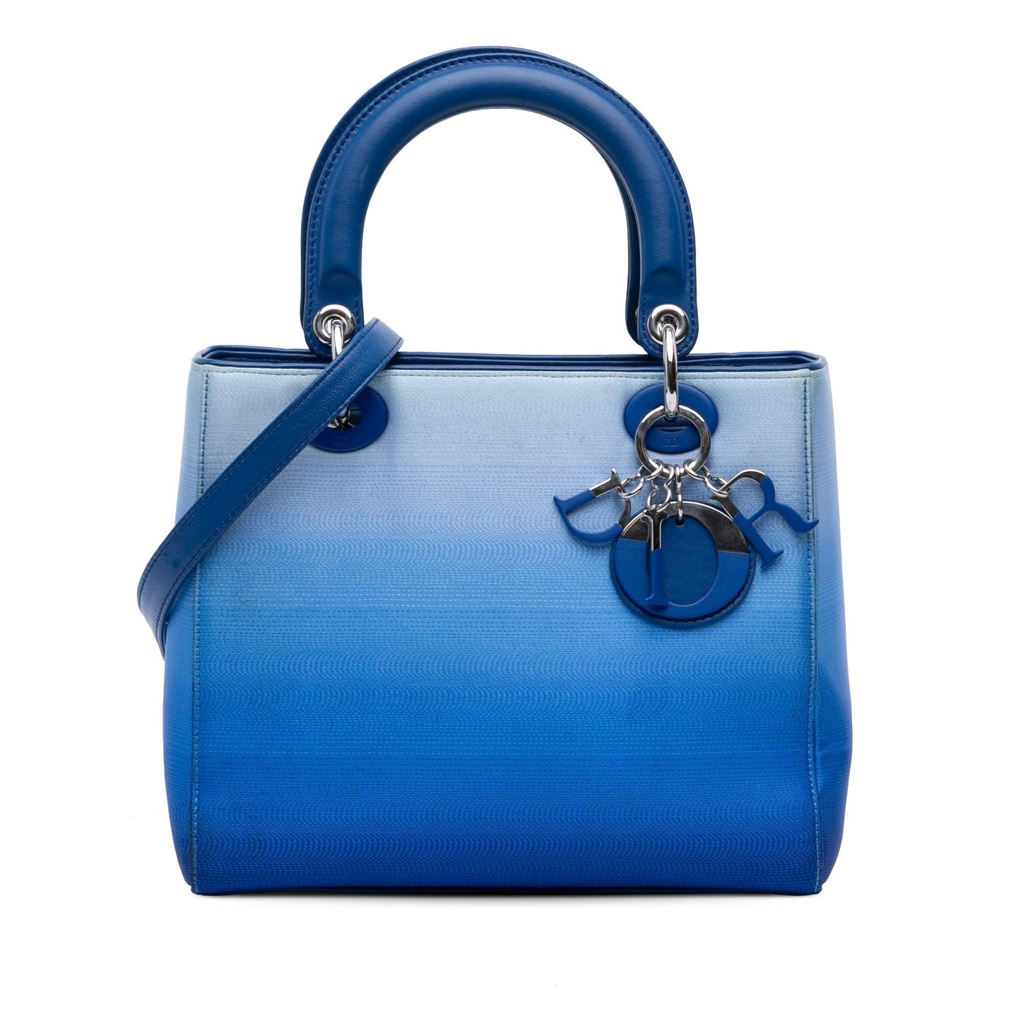 Dior Ombre Lady Satchel Bag Denim Medium