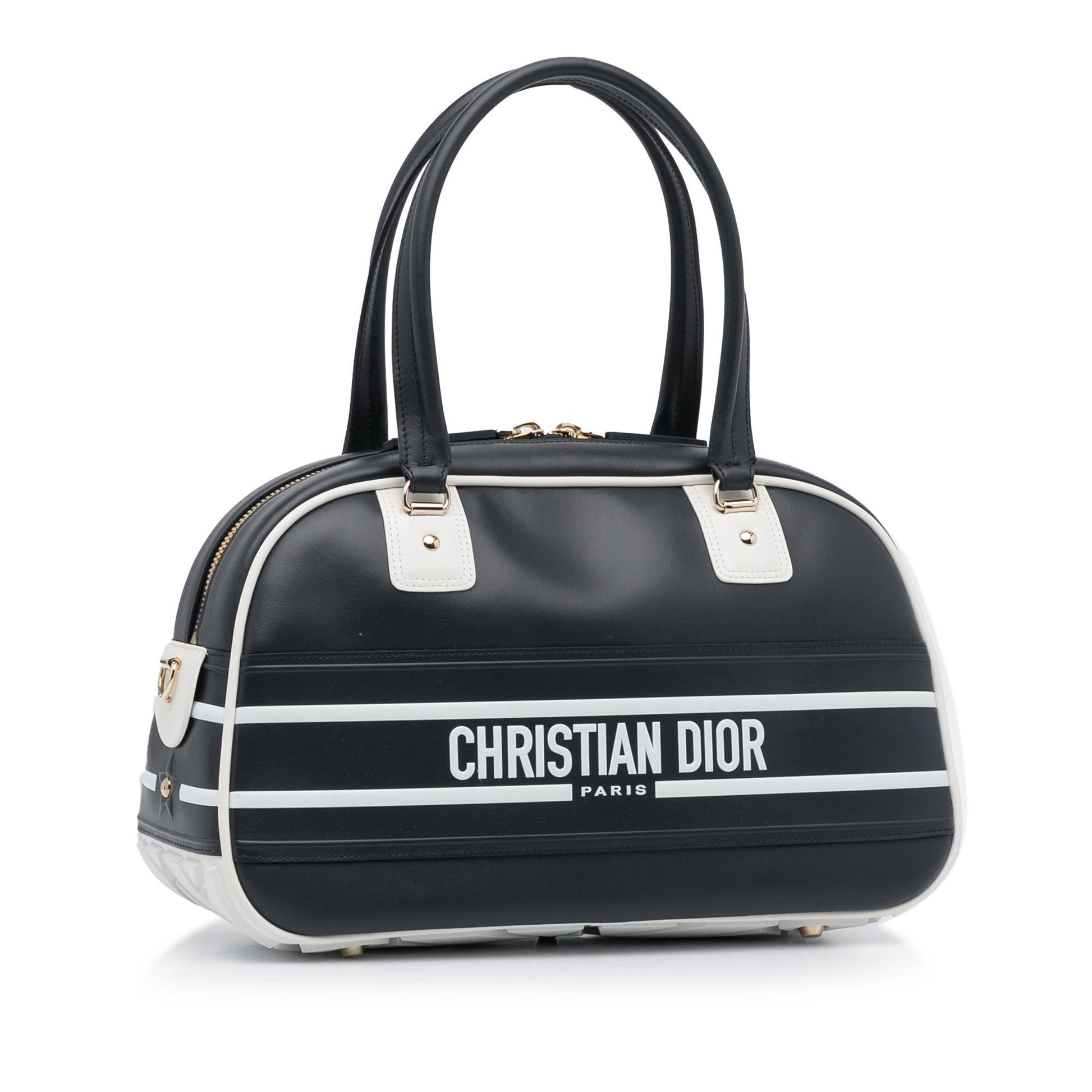 Dior Vibe Bowling Bag Shg Medium Satchel Bag