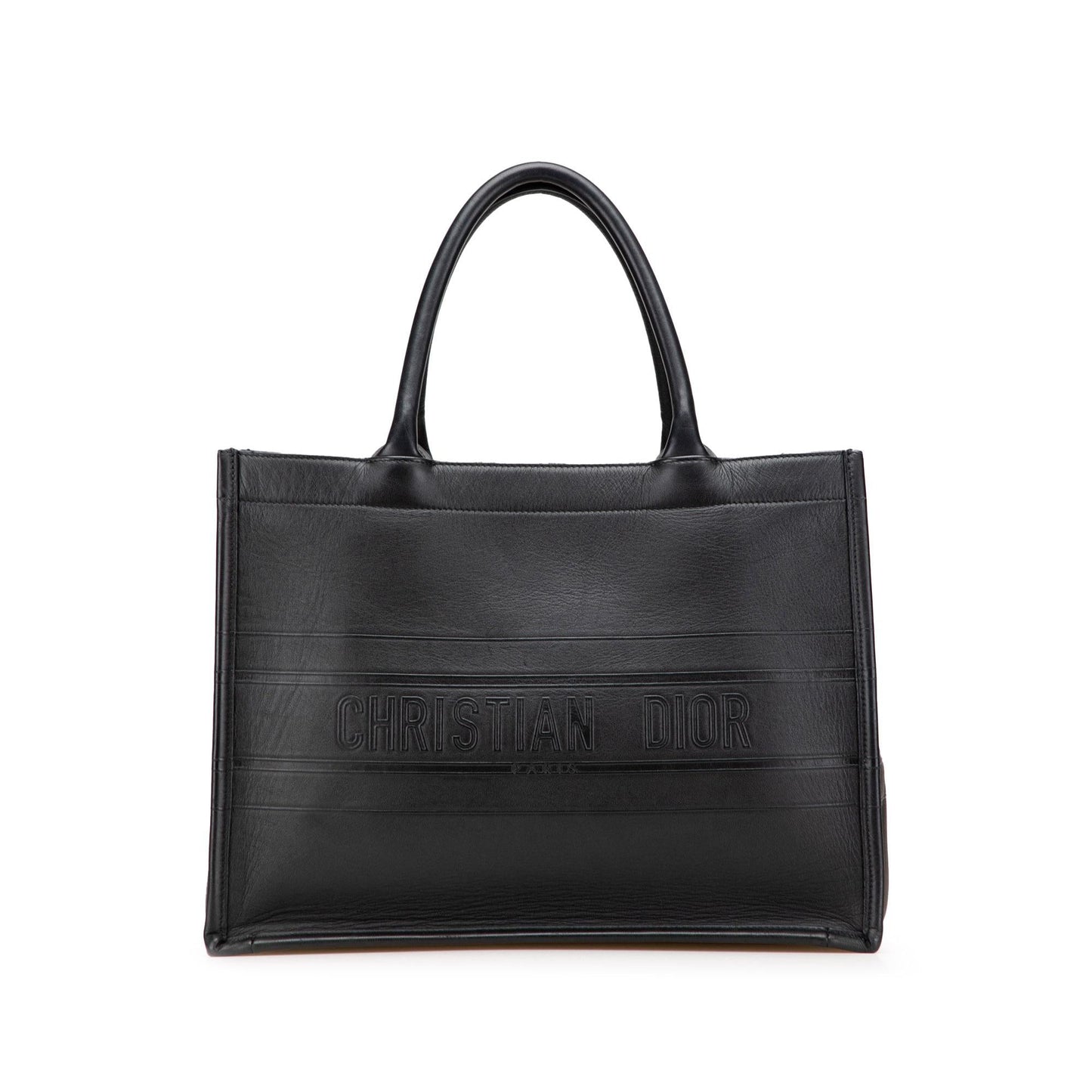 Dior Book Tote Leather Medium Embossed Tote Bag Book Tote 1