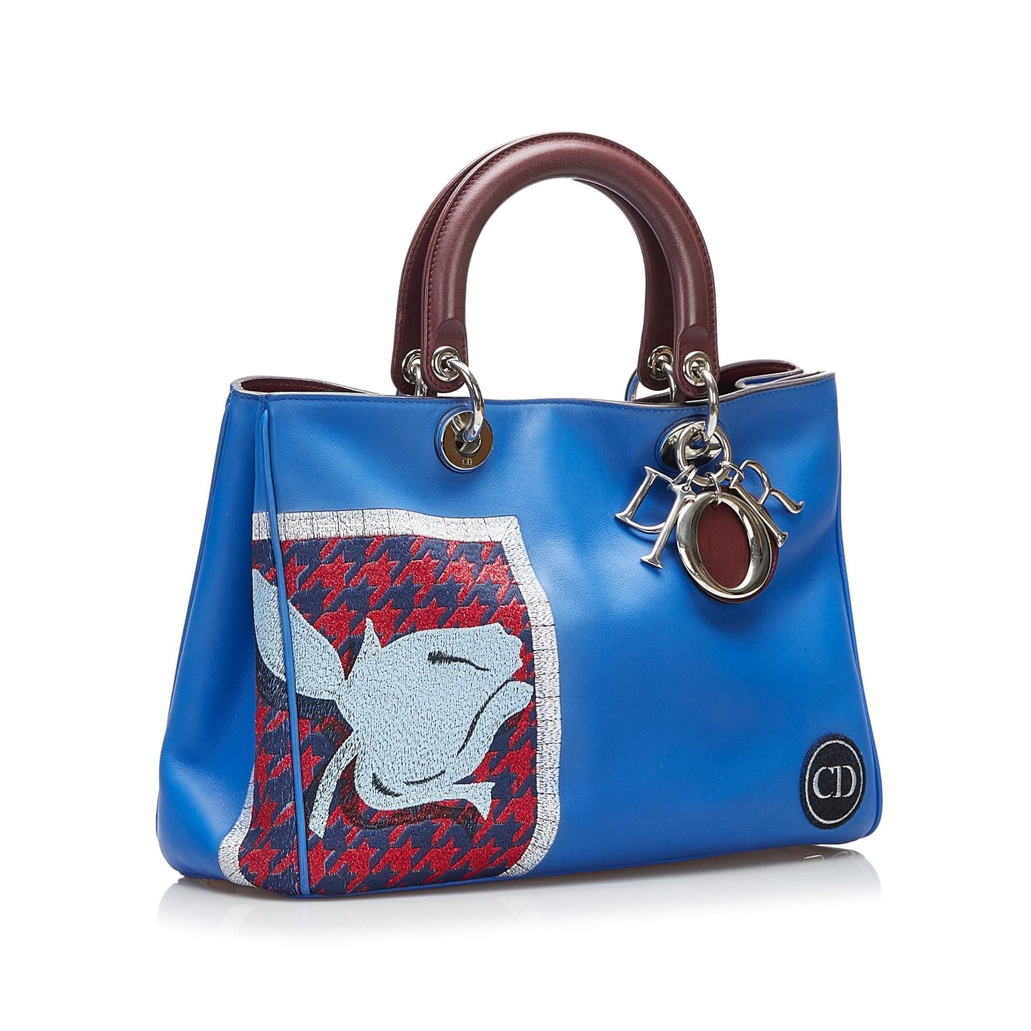 Dior issimo Satchel Shg Wjs0Go Medium Embroidered Satchel Bag