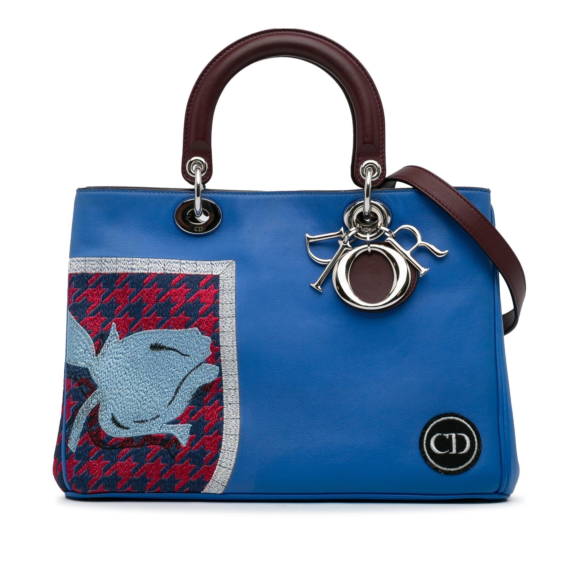 Dior issimo Satchel Shg Ijlpkd Medium Embroidered Satchel Bag